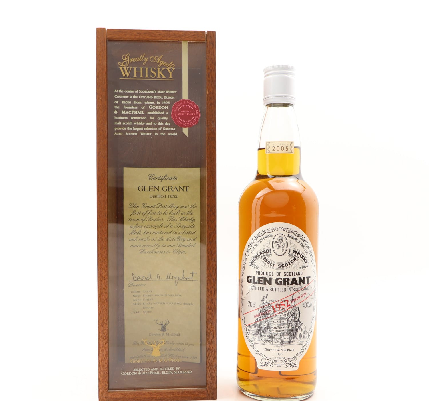 Glen Grant 1952 Gordon & MacPhail Whisky
