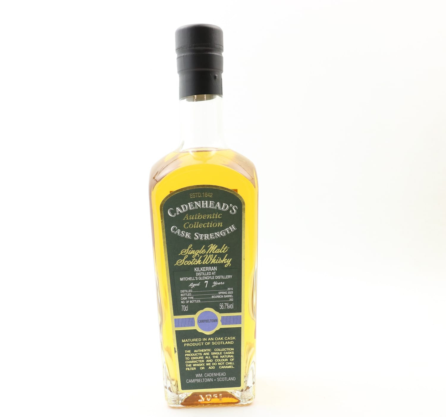 Kilkerran 2015 7 Year Old Cadenhead’s Whisky 
