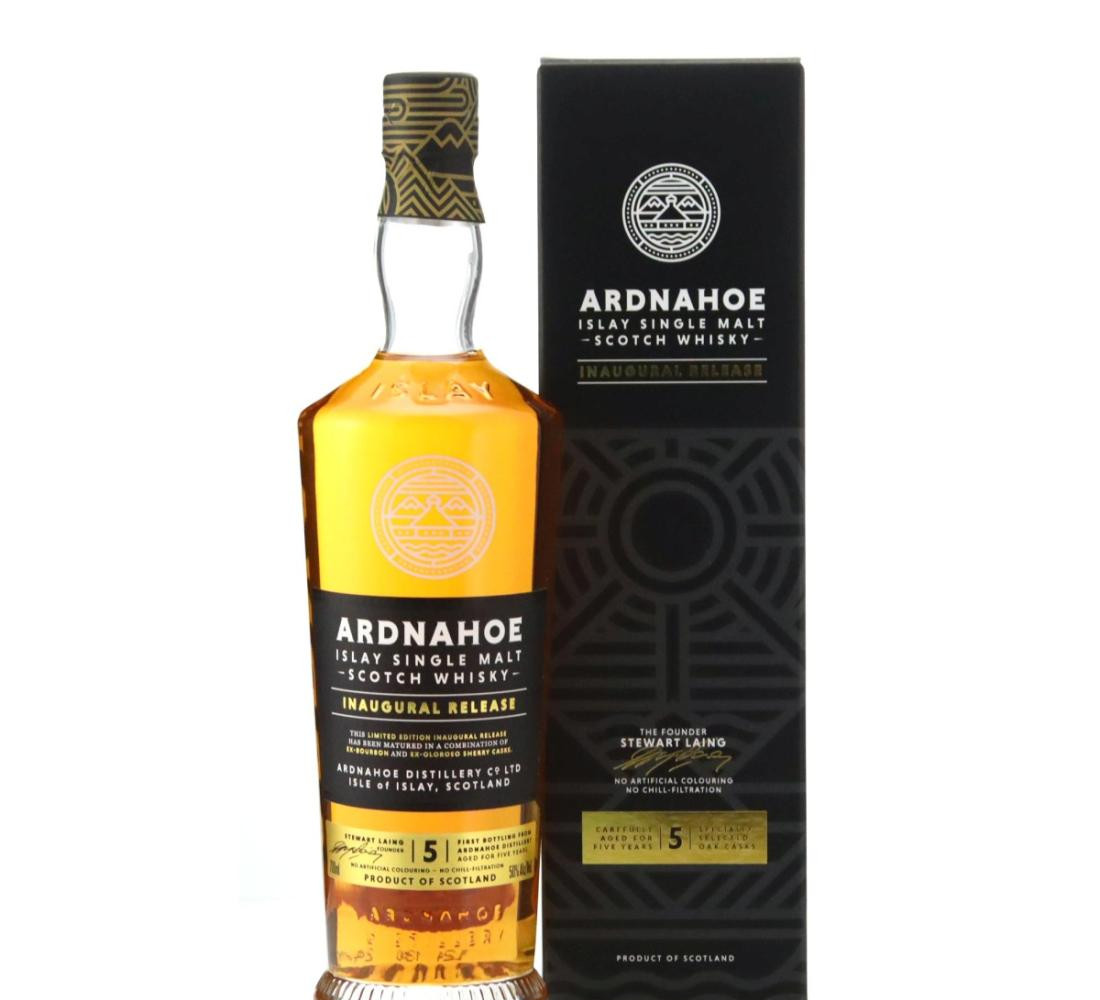 Ardnahoe Inaugural Release 5 Year Old Whisky 