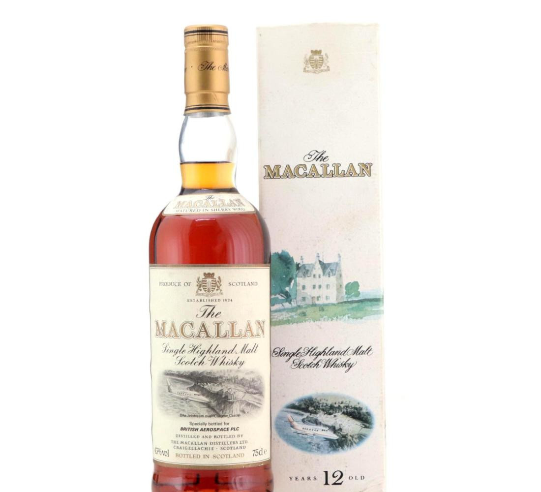 Macallan 12 Year Old – BAe Jetstream Whisky 