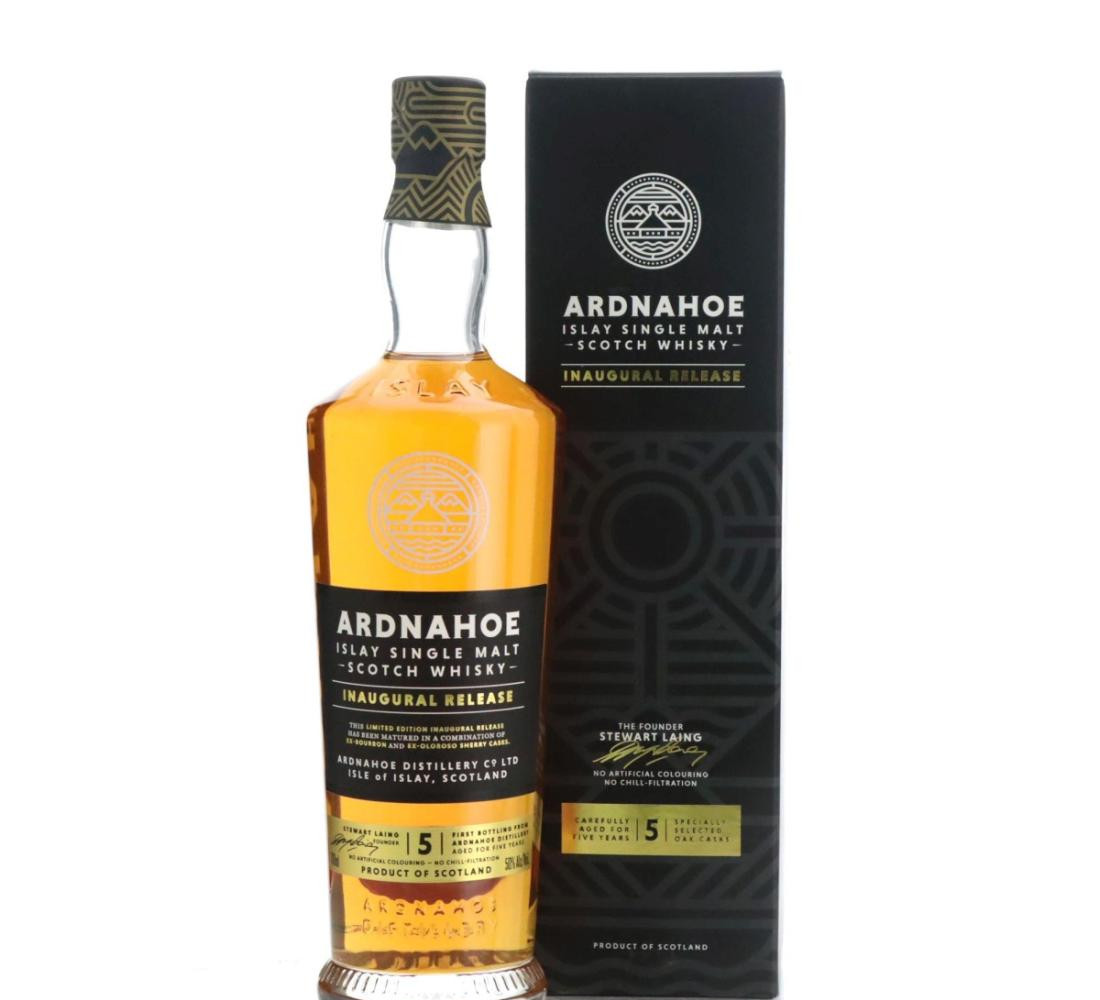 Ardnahoe Inaugural Release 5 Year Old Whisky 