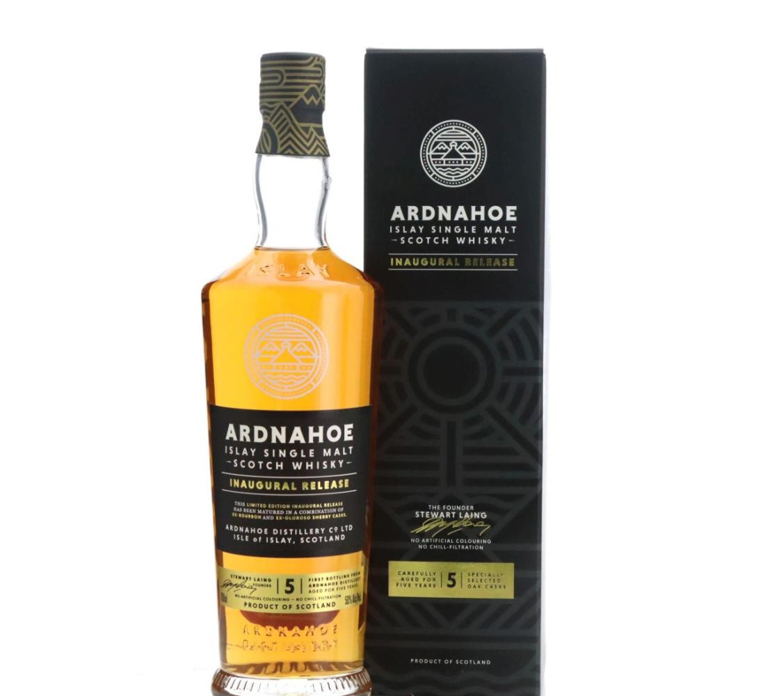 Ardnahoe Inaugural Release 5 Year Old Whisky 