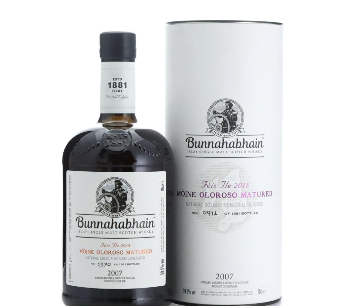 Bunnahabhain 2007 Mòine Oloroso Matured Whisky 
