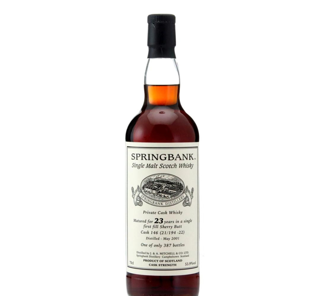 Springbank 2001 23 Year Old Whisky 