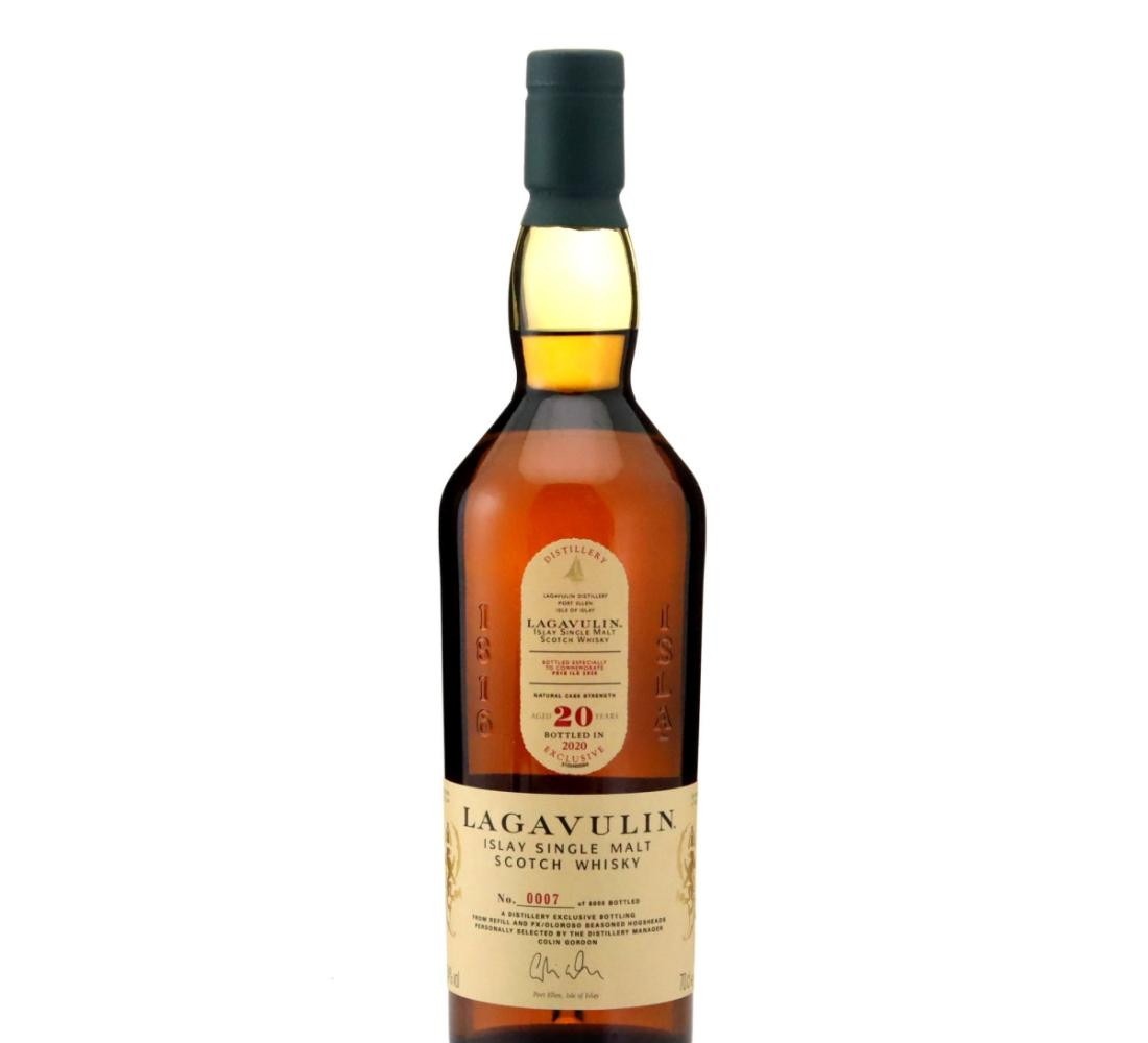 Lagavulin 20 Year Old Natural Cask Strength Whisky 