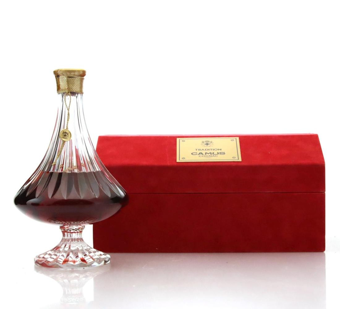 Camus Cognac Tradition Baccarat Crystal Decanter Whisky 