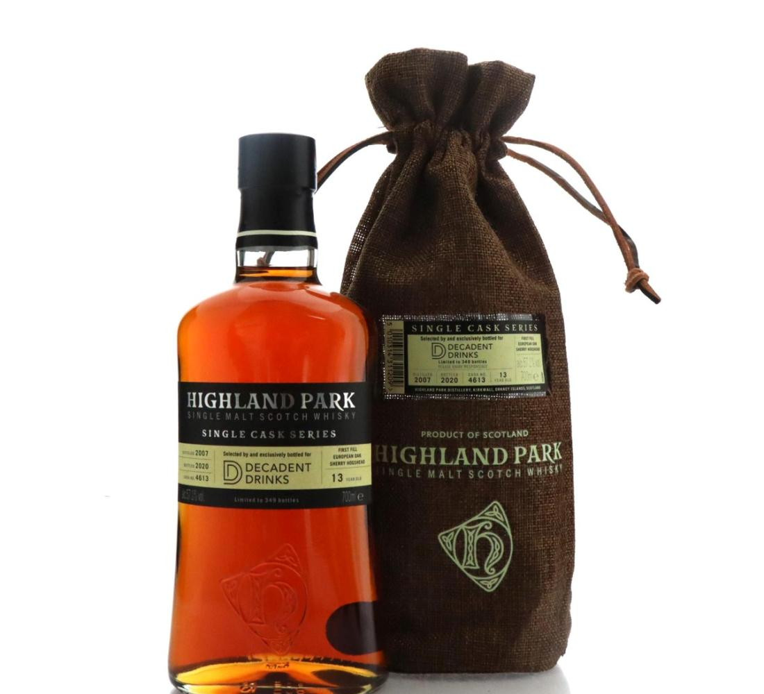 Highland Park 2007 Single Cask Series 13 Year Old Whisky 