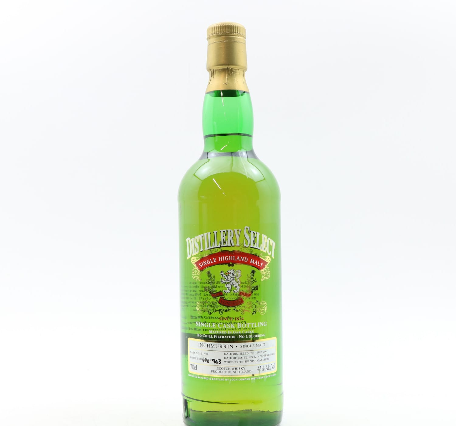 Inchmurrin 2001 Distillery Select Cask #1-708 Whisky