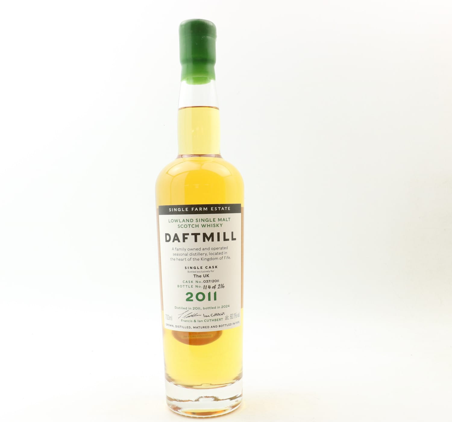 Daftmill 2011 Single Cask #37 For The UK Whisky 