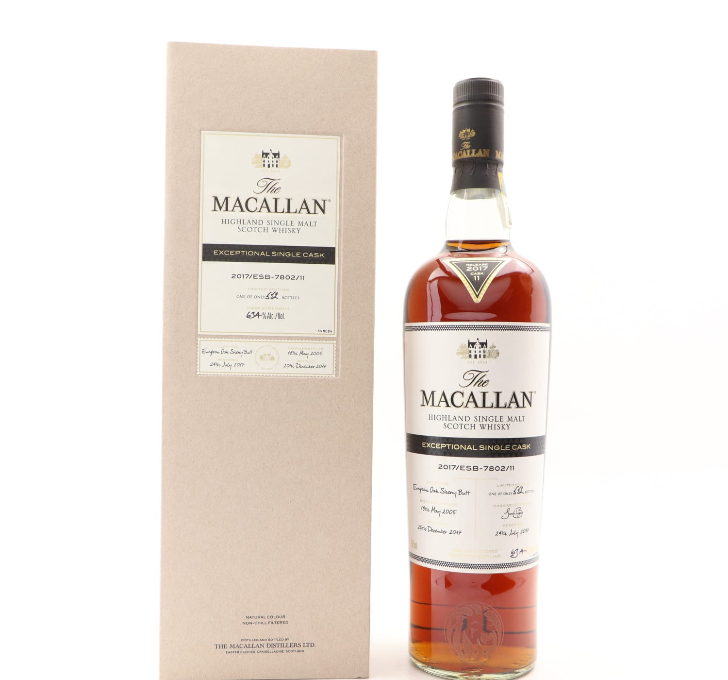 Macallan 2005 Exceptional Cask #11 2017 Release 75cl Whisky 