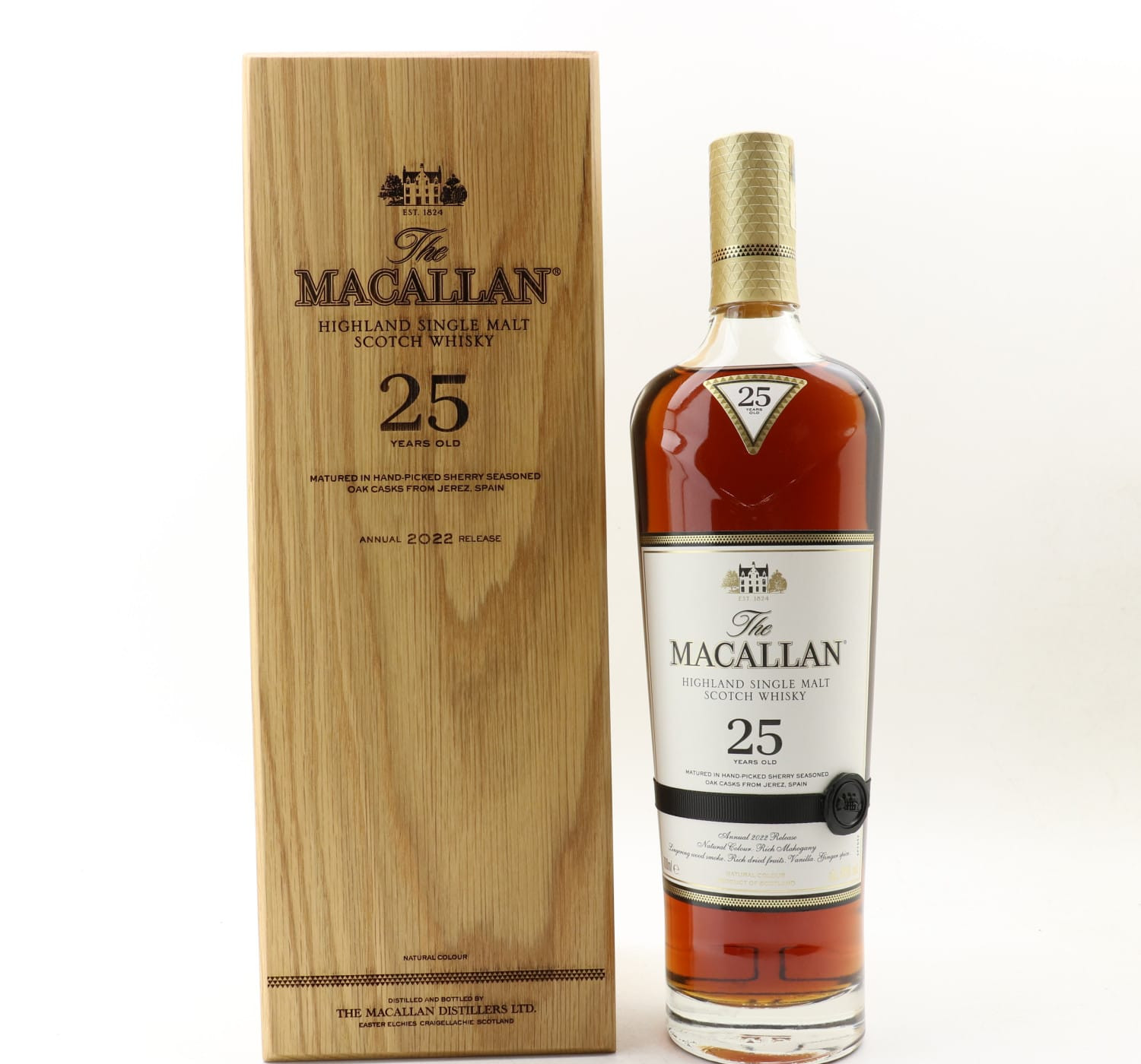 Macallan 25 Year Old Sherry Oak 2022 Release Whisky