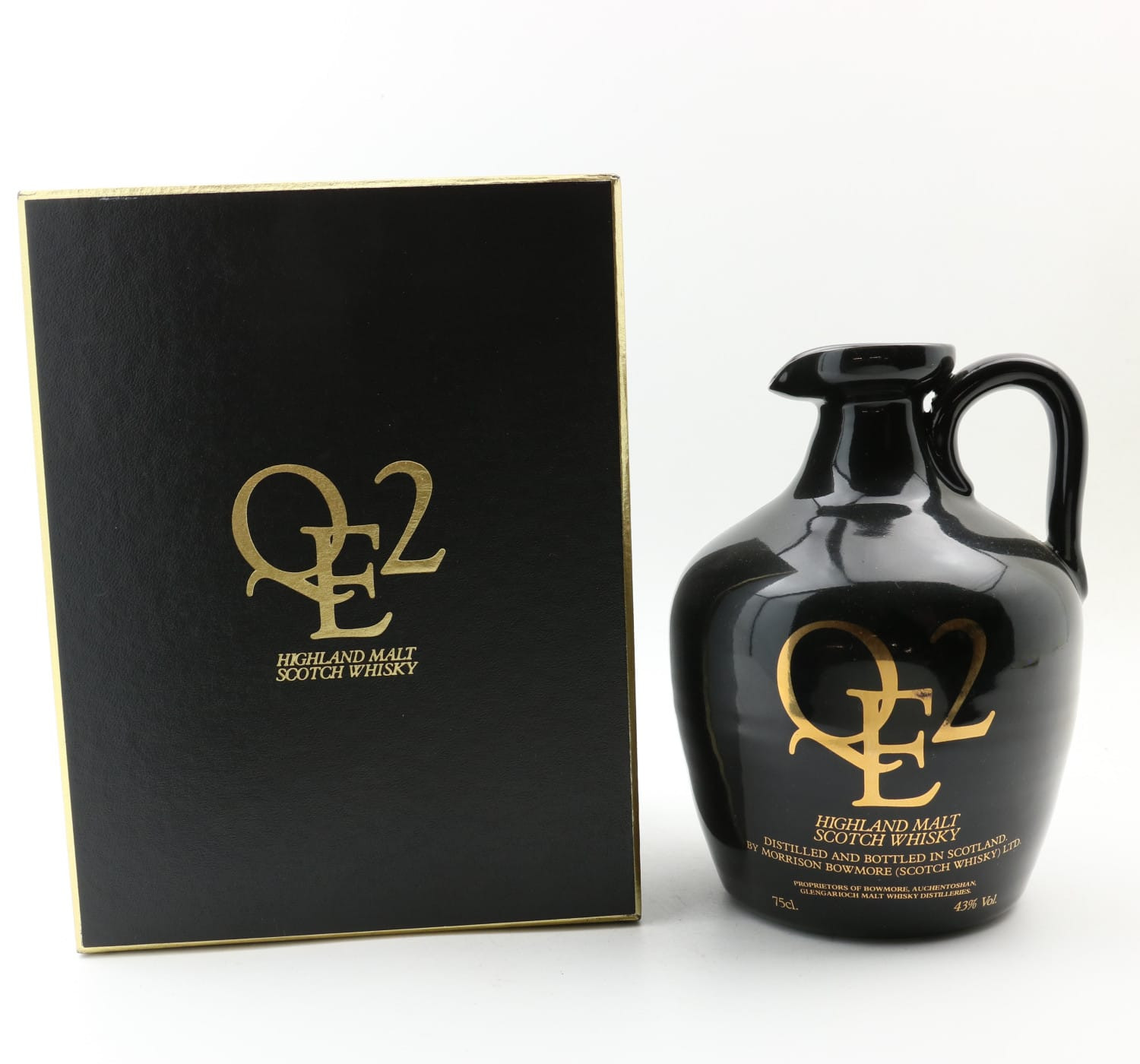QE2 Ceramic Flagon By Morrison Bowmore 75cl Whisky 