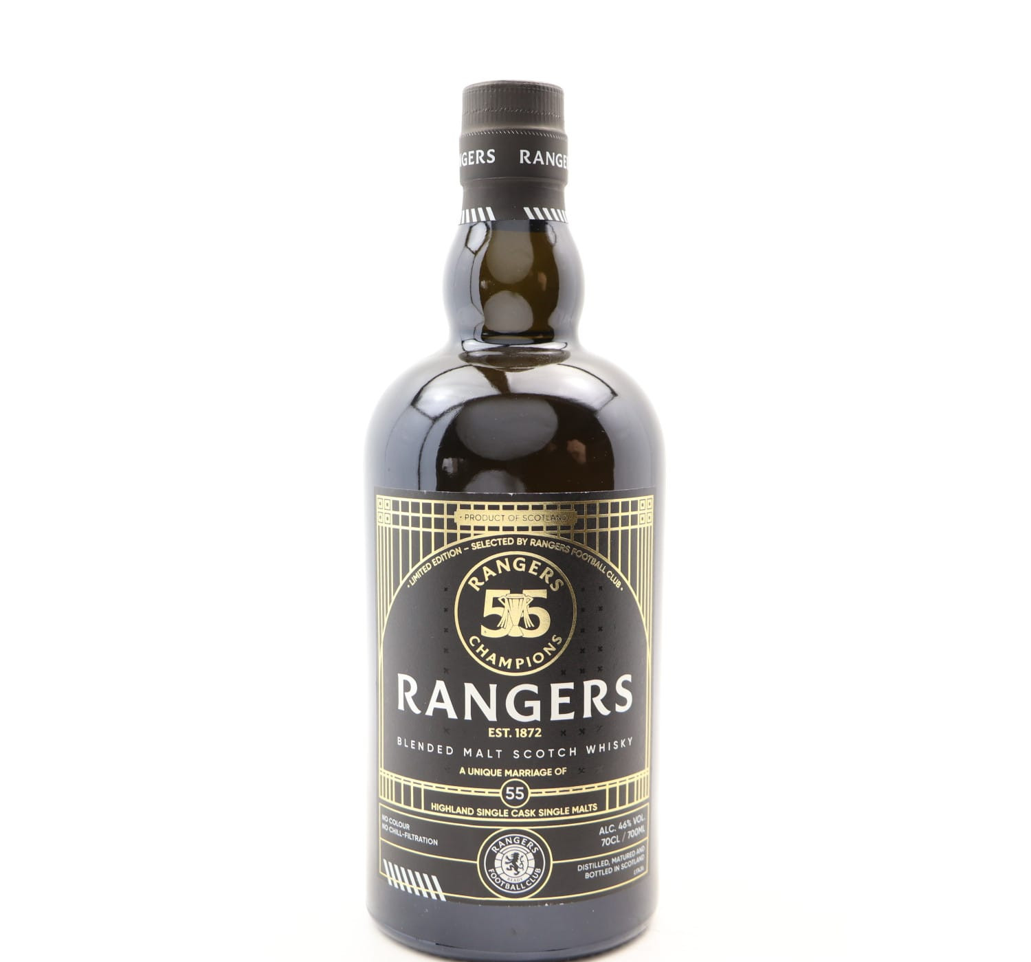 Rangers Football Club 55 Champions Blend Whisky
