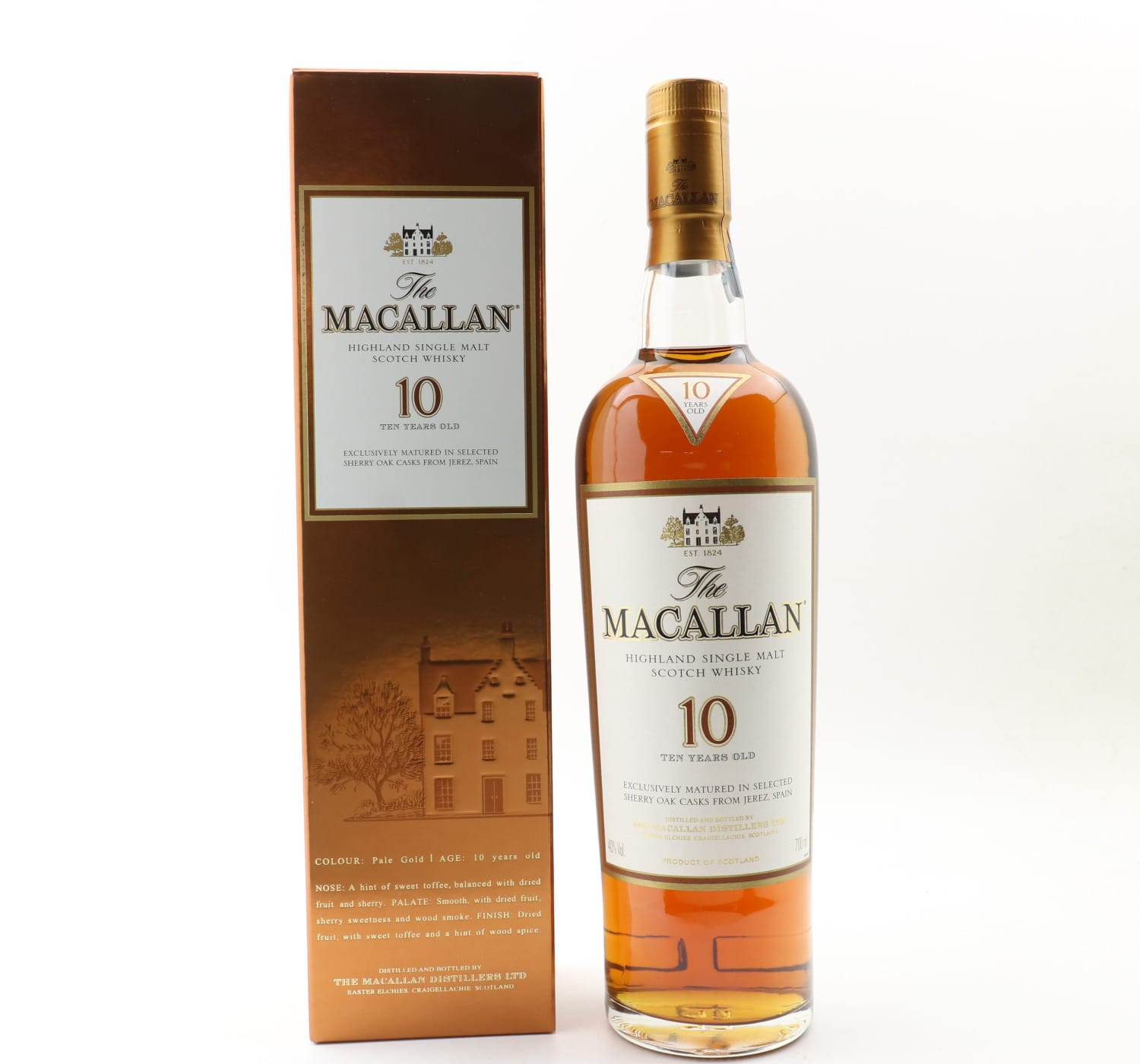 Macallan 10 Year Old Whisky 