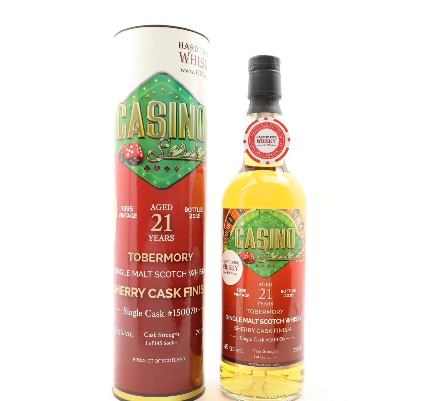 Tobermory 1995 21 Year Old Casino Series Sherry Cask Whisky