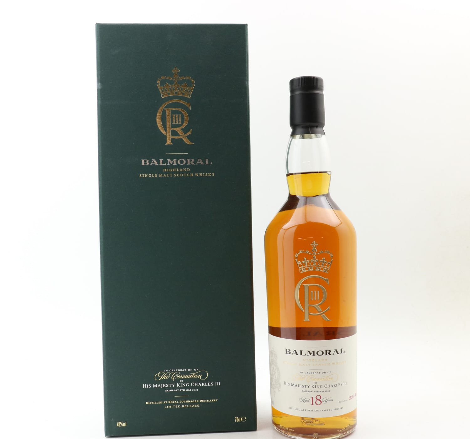 Royal Lochnagar 18 Year Old Balmoral Coronation Of King Charles III Whisky