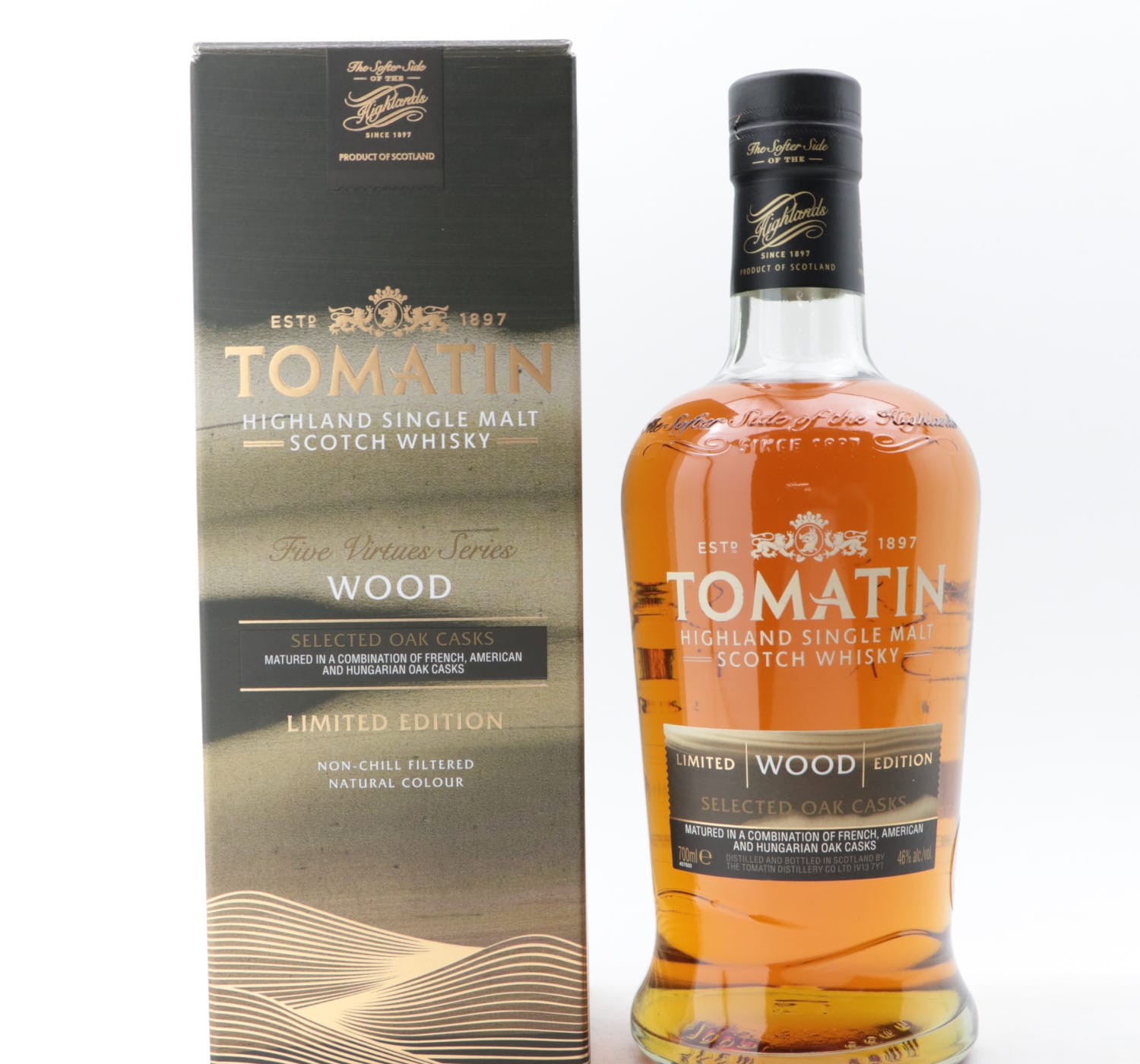 Tomatin Five Virtues Series Wood Whisky