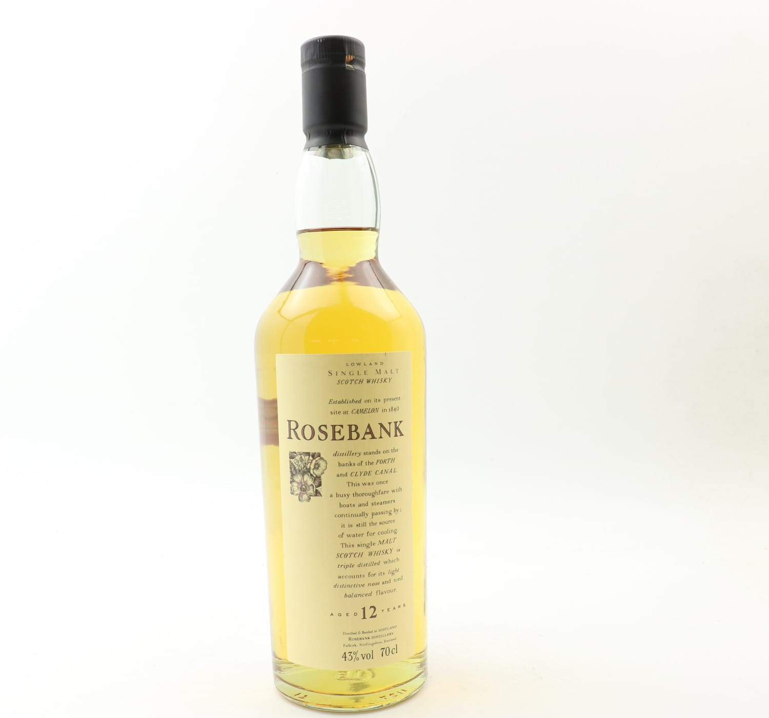 Flora & Fauna Rosebank 12 Year Old Whisky