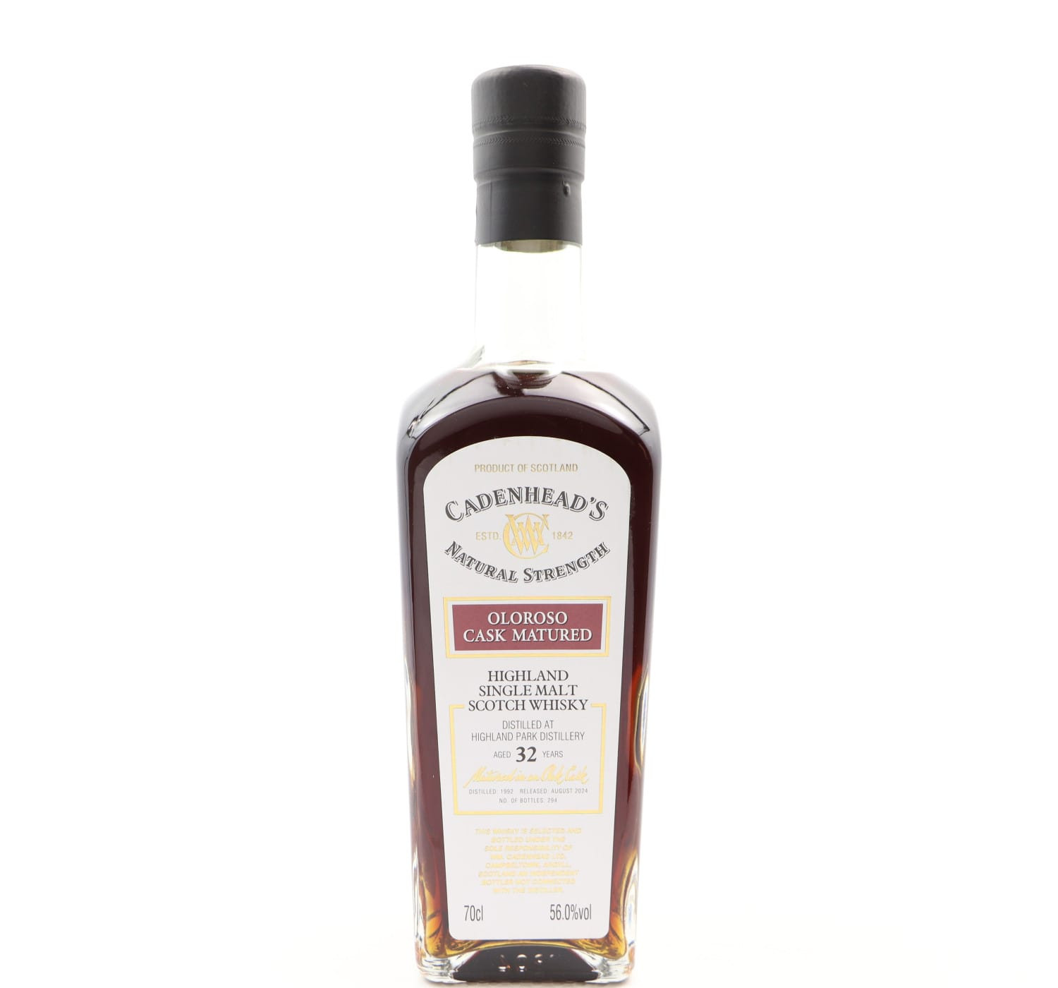 Highland Park 1992 32 Year Old Cadenhead’s Whisky