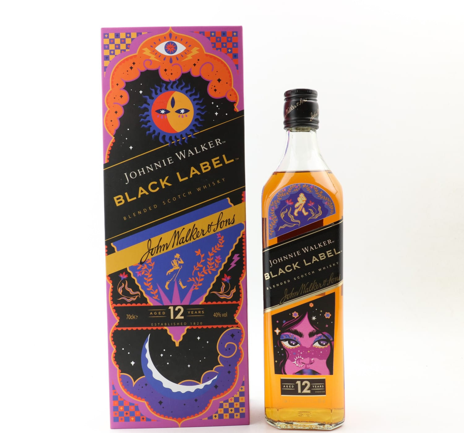 Johnnie Walker 12 Year Old Black Label Bold Steps Limited Edition Whisky
