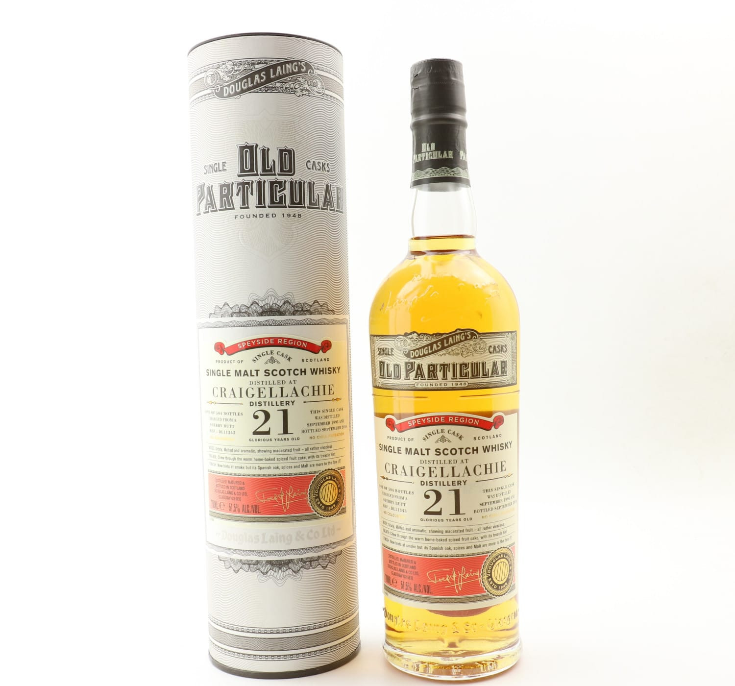 Craigellachie 1995 21 Year Old Old Particular Whisky 