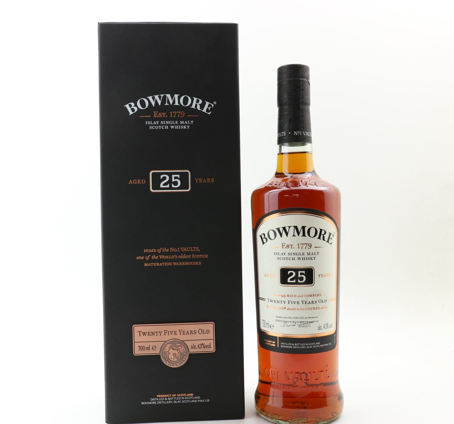 Bowmore 25 Year Old Whisky