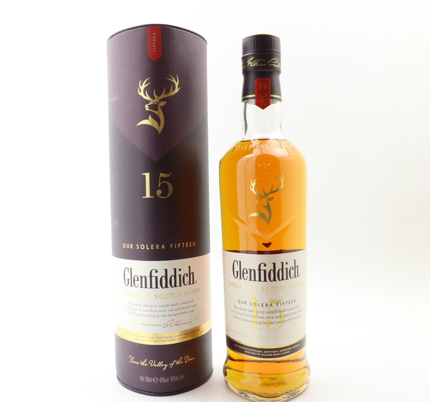 Glenfiddich 15 Year Old Solera Reserve Whisky 