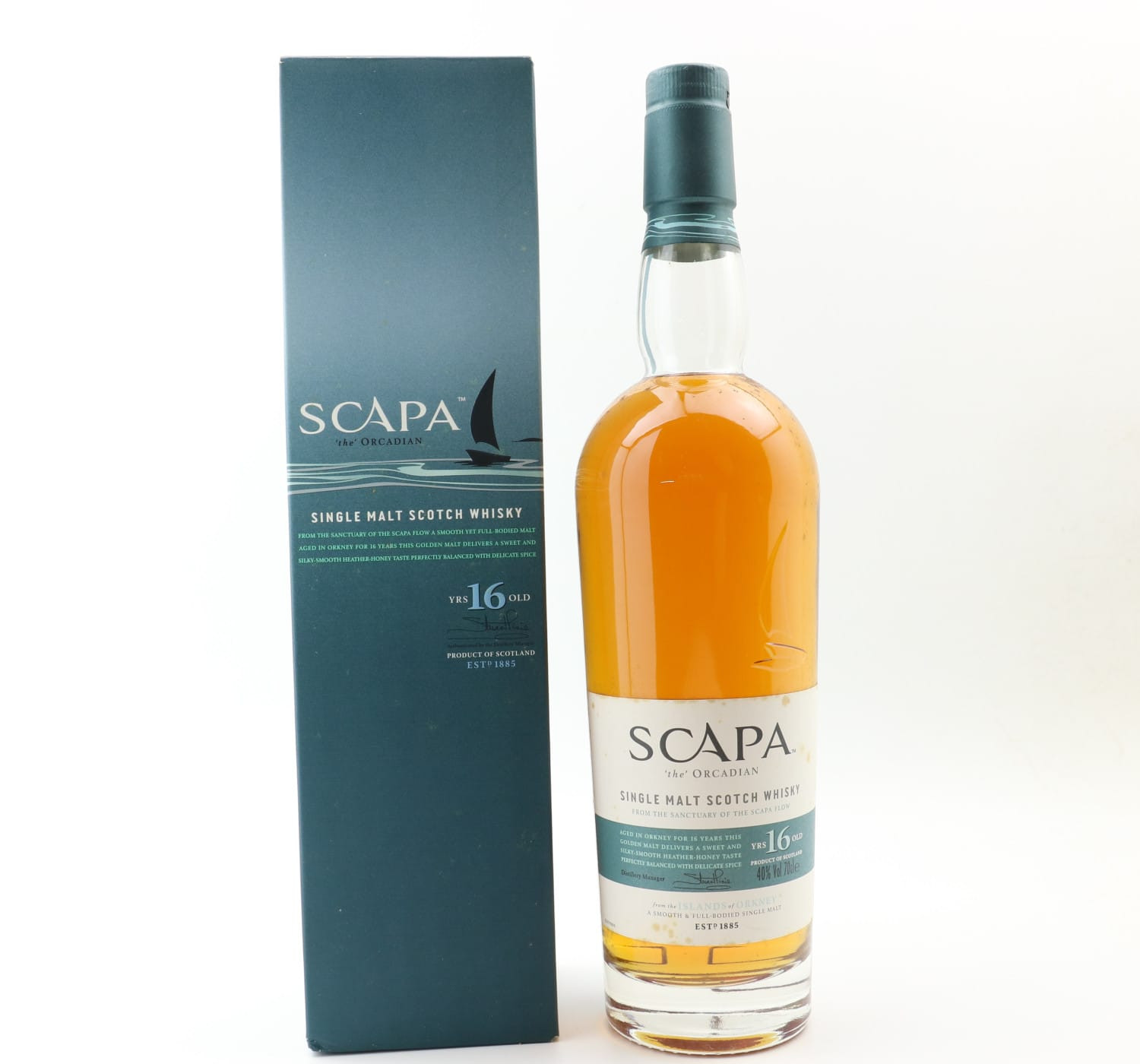 Scapa 16 Year Old Whisky 