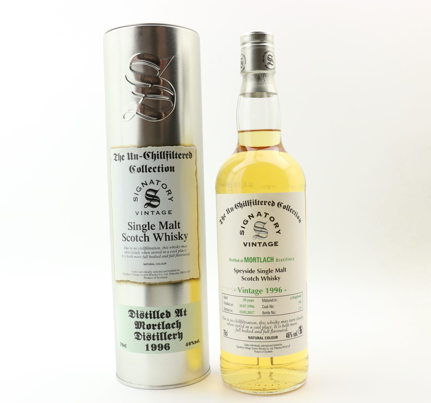 Mortlach 1996 20 Year Old Signatory Whisky
