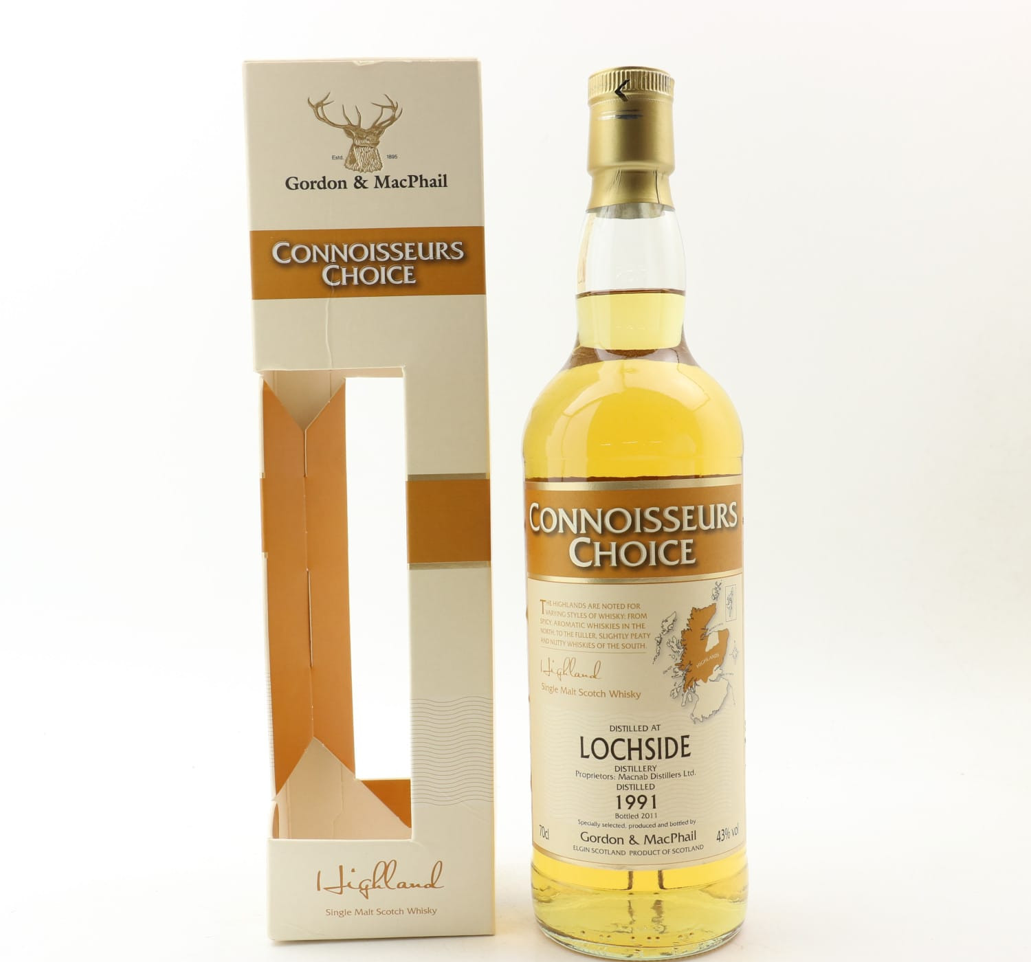 Lochside 1991 Connoisseurs Choice Whisky 