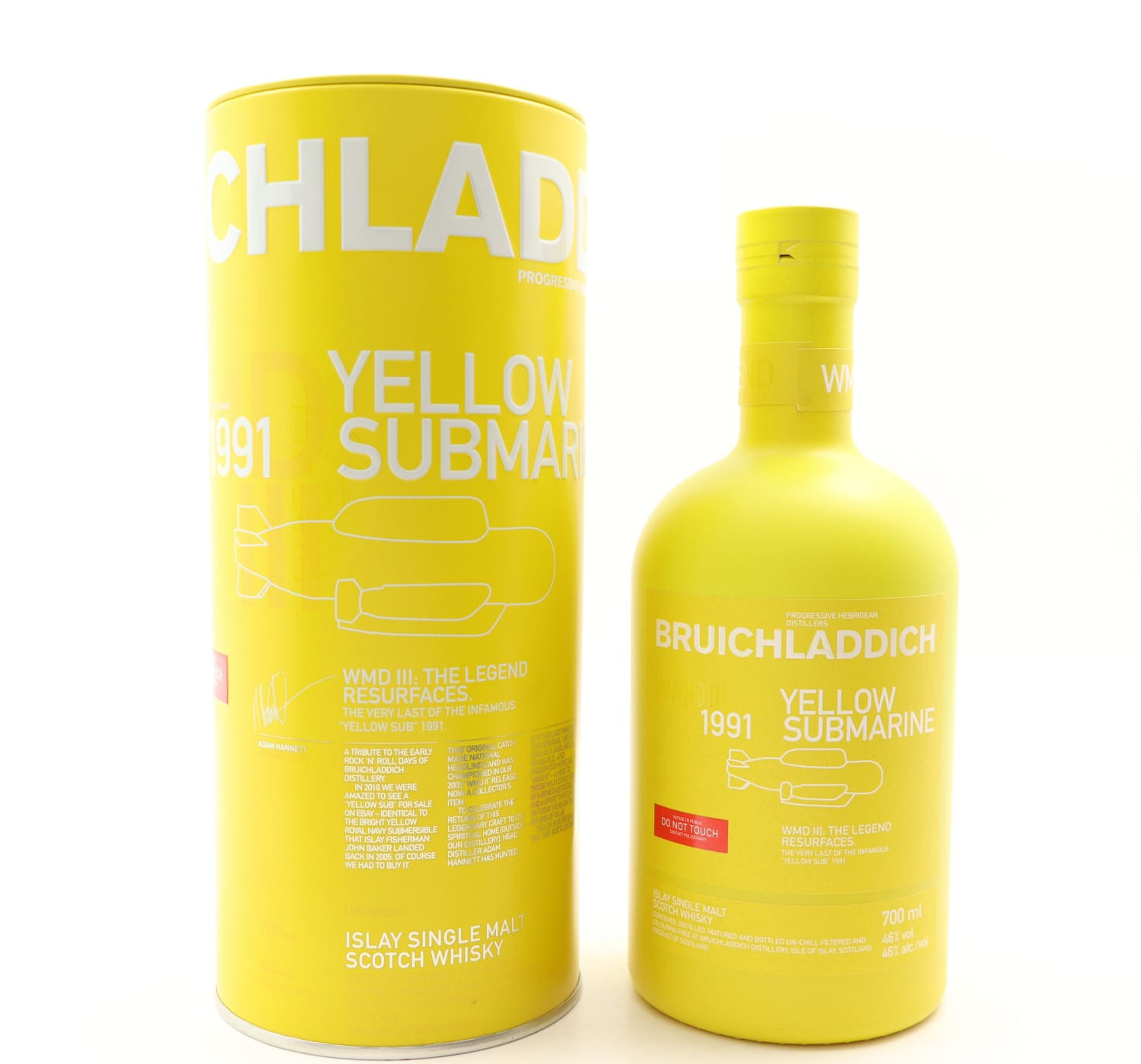 Bruichladdich WMD III Yellow Submarine 1991 25 Year Old Whisky
