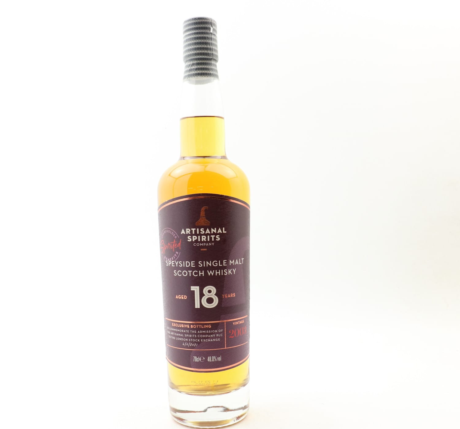 Speyside 2003 18 Year Old Artisanal Spirits Company Shareholder Exclusive 2021 Whisky