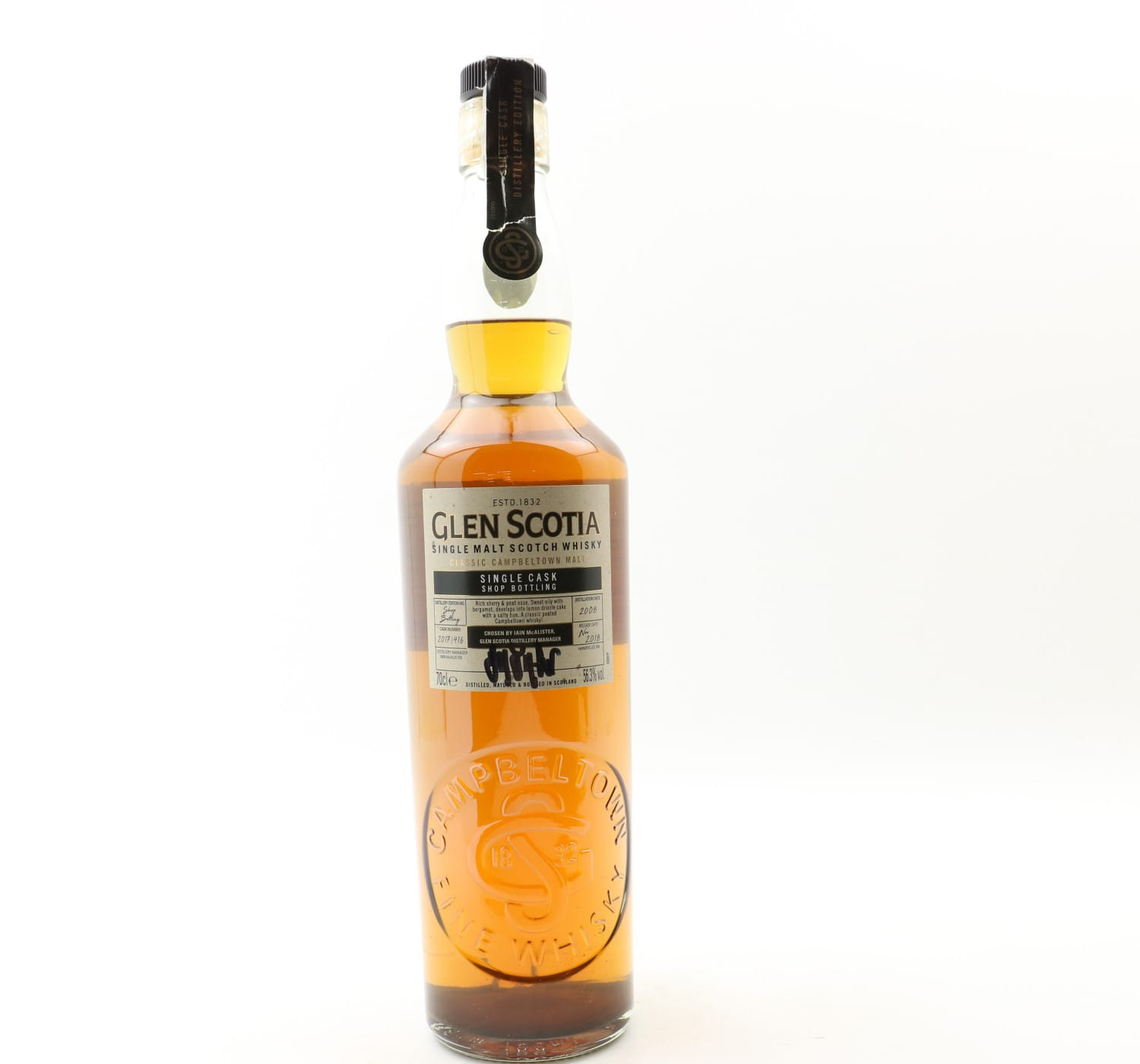 Glen Scotia 2008 Single Cask #416 Distillery Exclusive Whisky