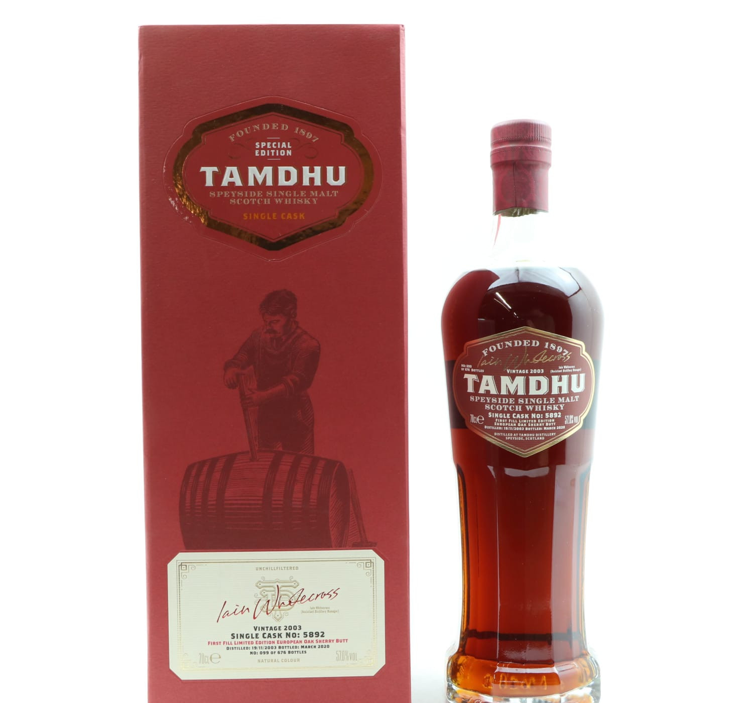 Tamdhu 2003 Single Cask #5892 Whisky