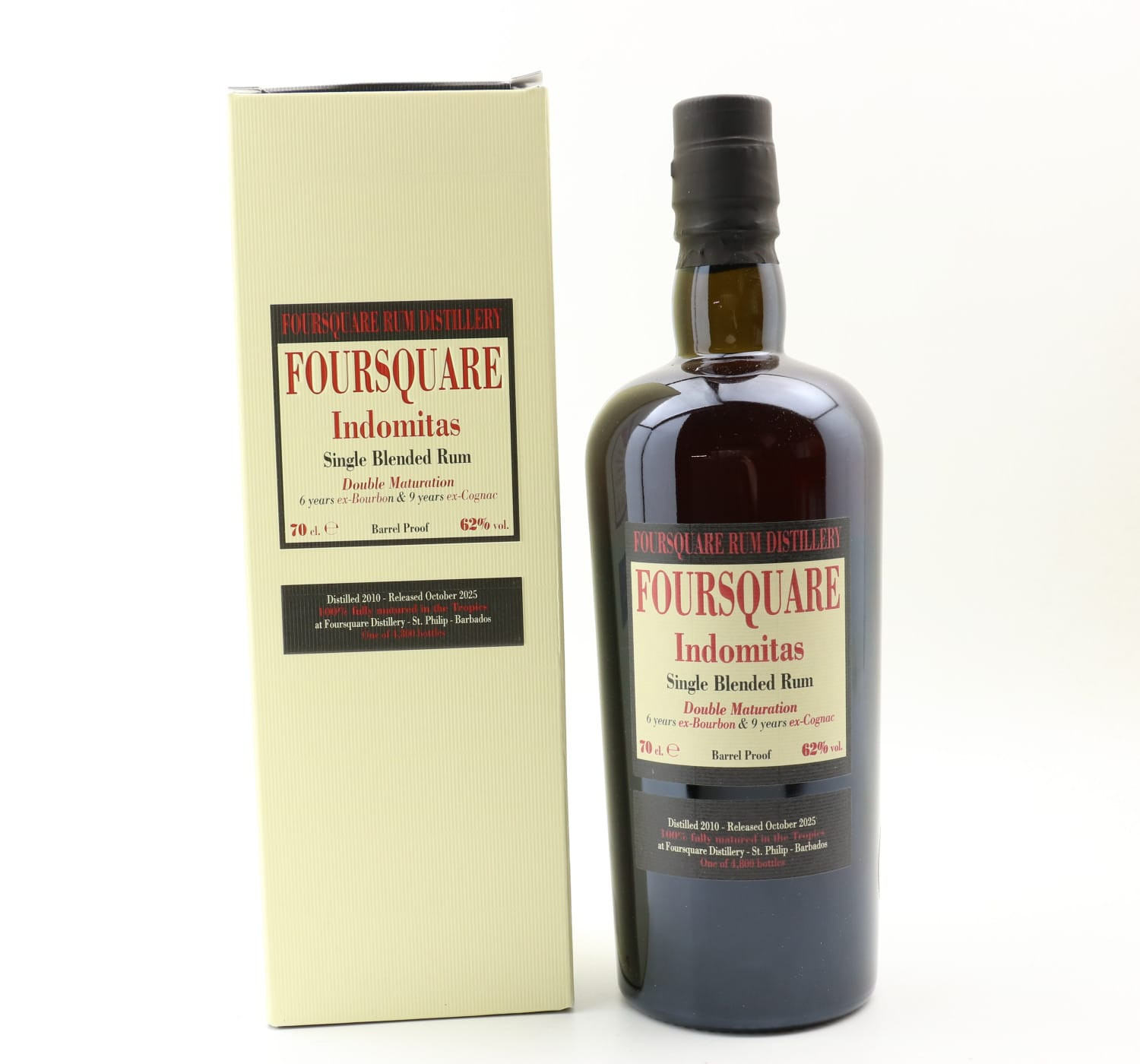 Foursquare 2010 15 Year Old Indomitas Whisky 