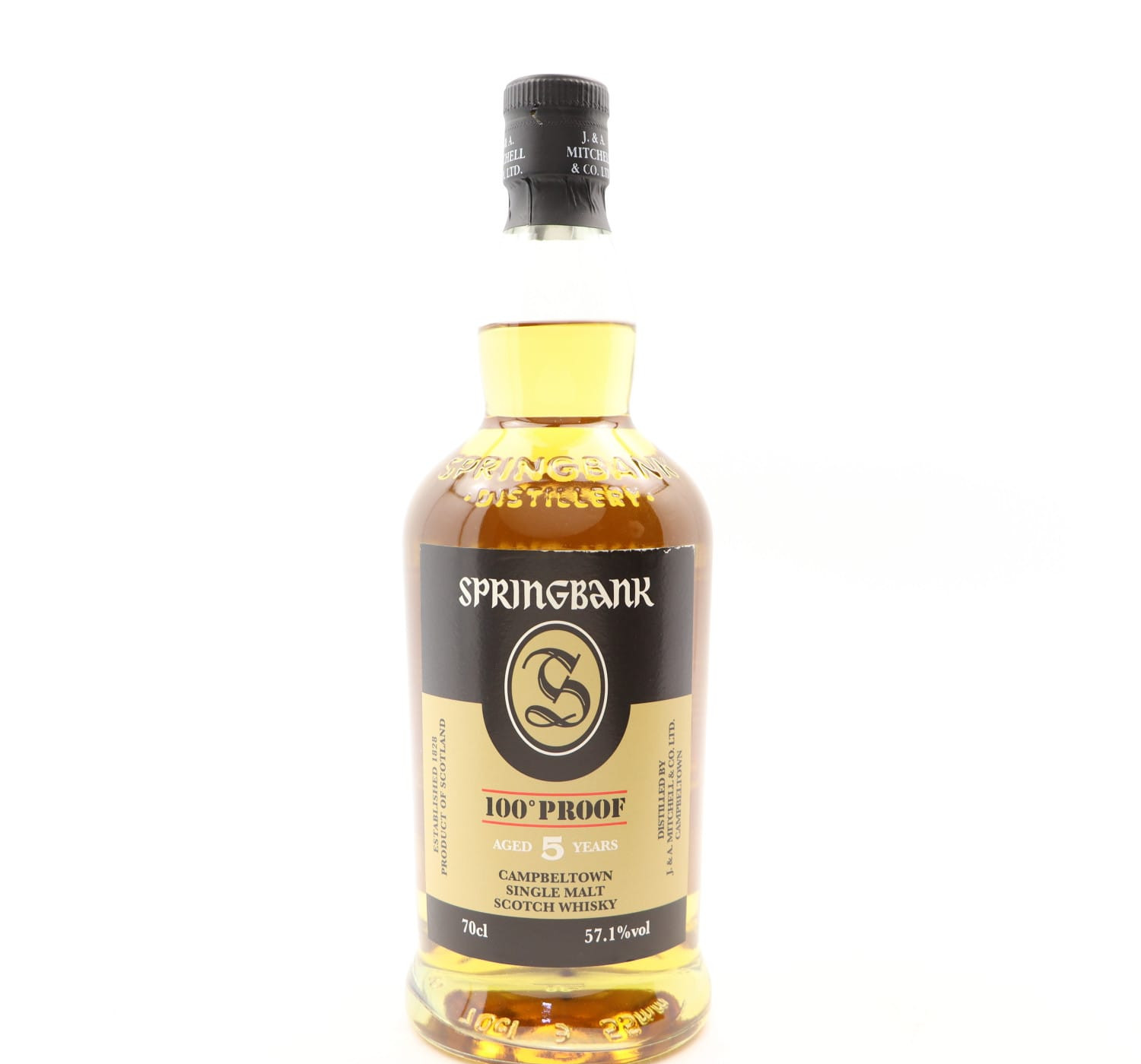 Springbank 5 Year Old 100º Proof Whisky 