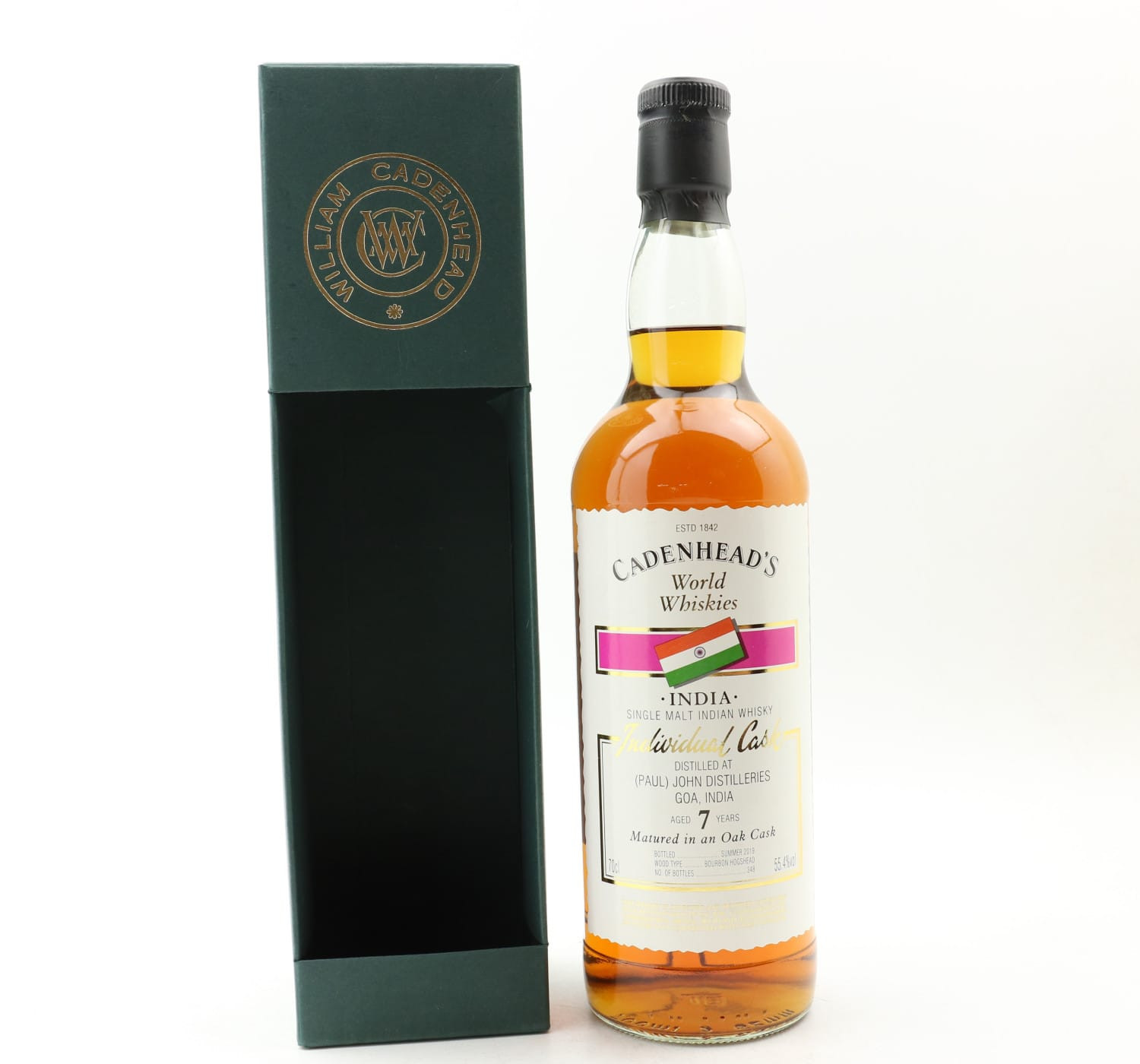 Paul John 7 Year Old Cadenhead’s Whisky 