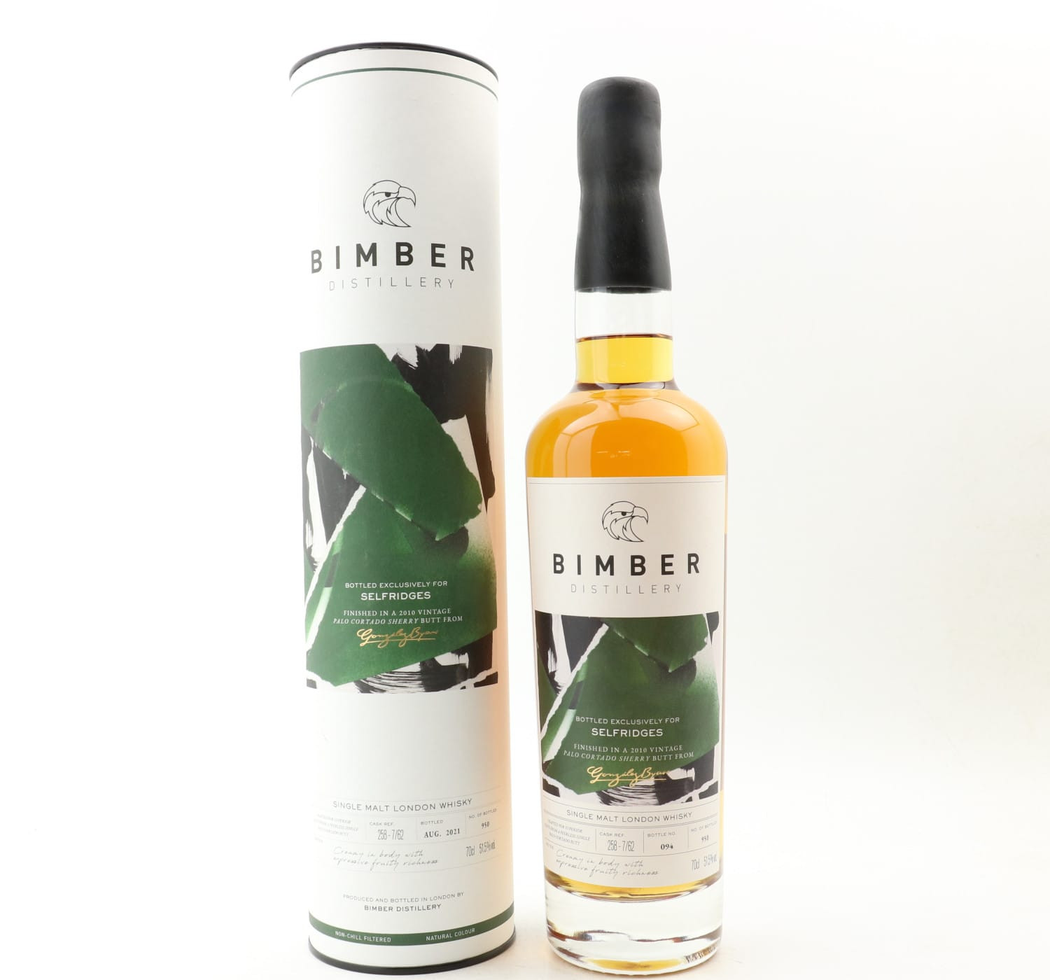 Bimber Single Cask #258-7/62 For Selfridges Whisky