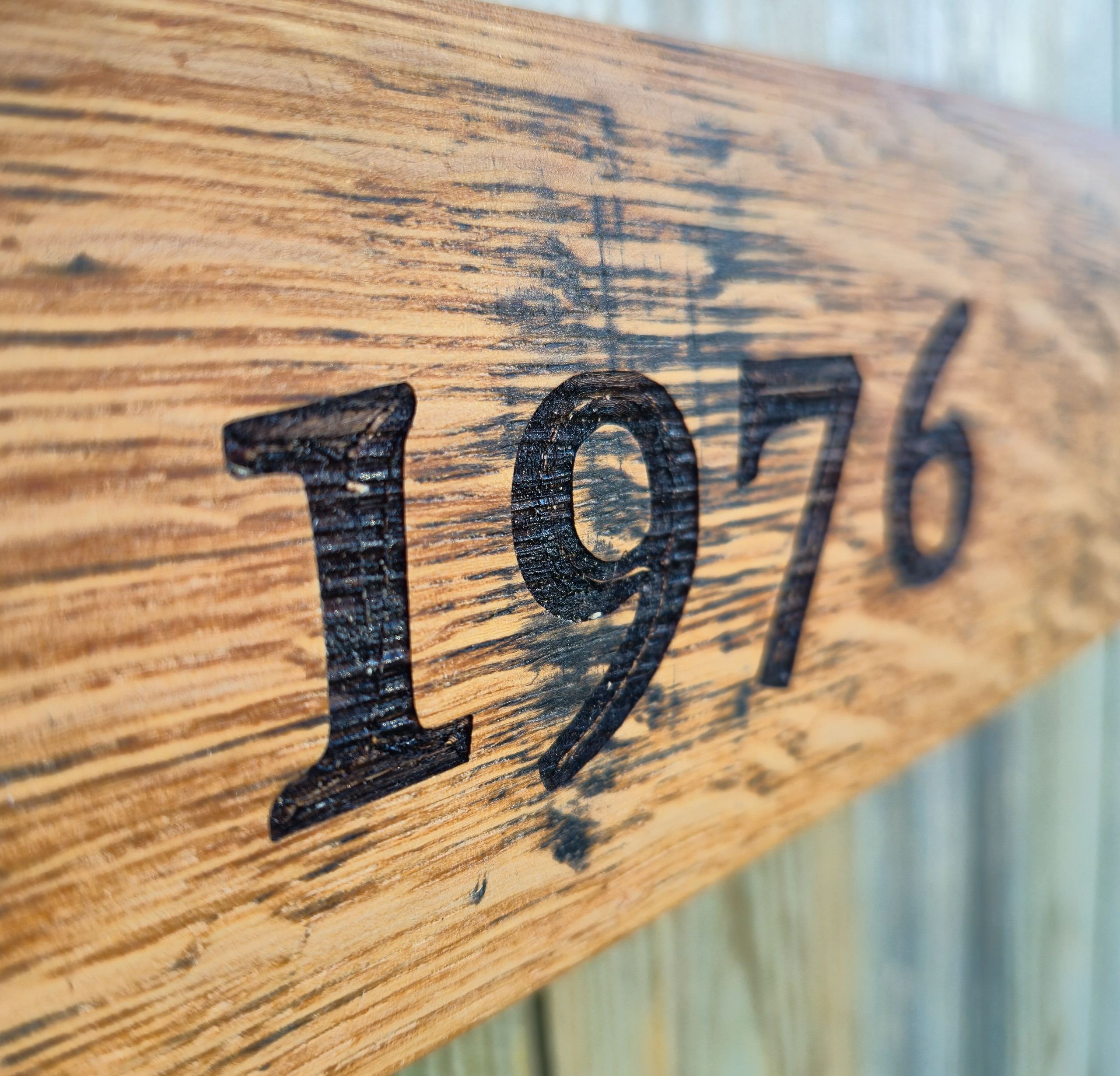 Strathisla 1976 Reclaimed Oak Whisky Barrel Stave Sign - Image 5