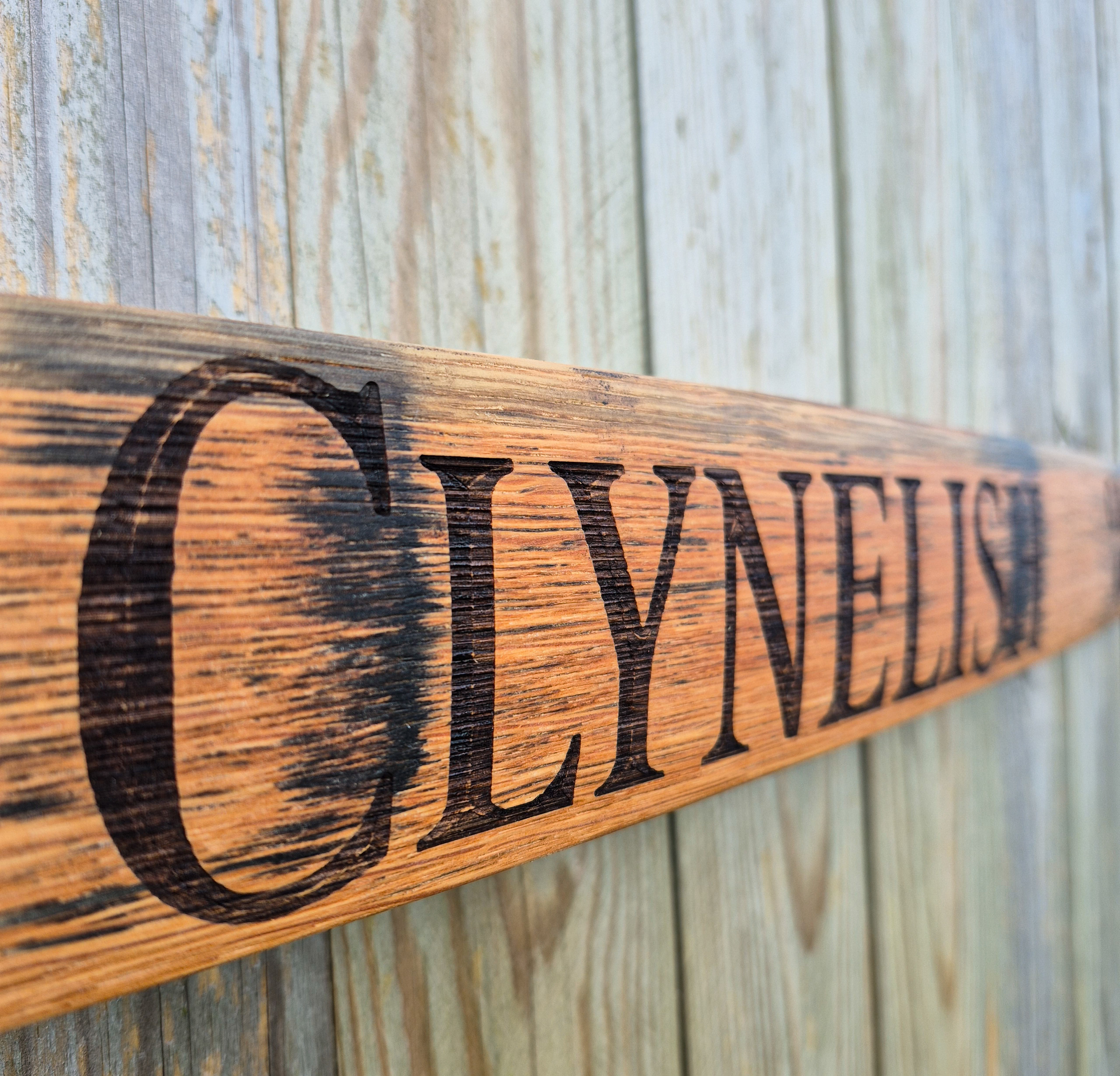 Clynelish 1997 Reclaimed Oak Whisky Barrel Stave Wall Decor - Image 2