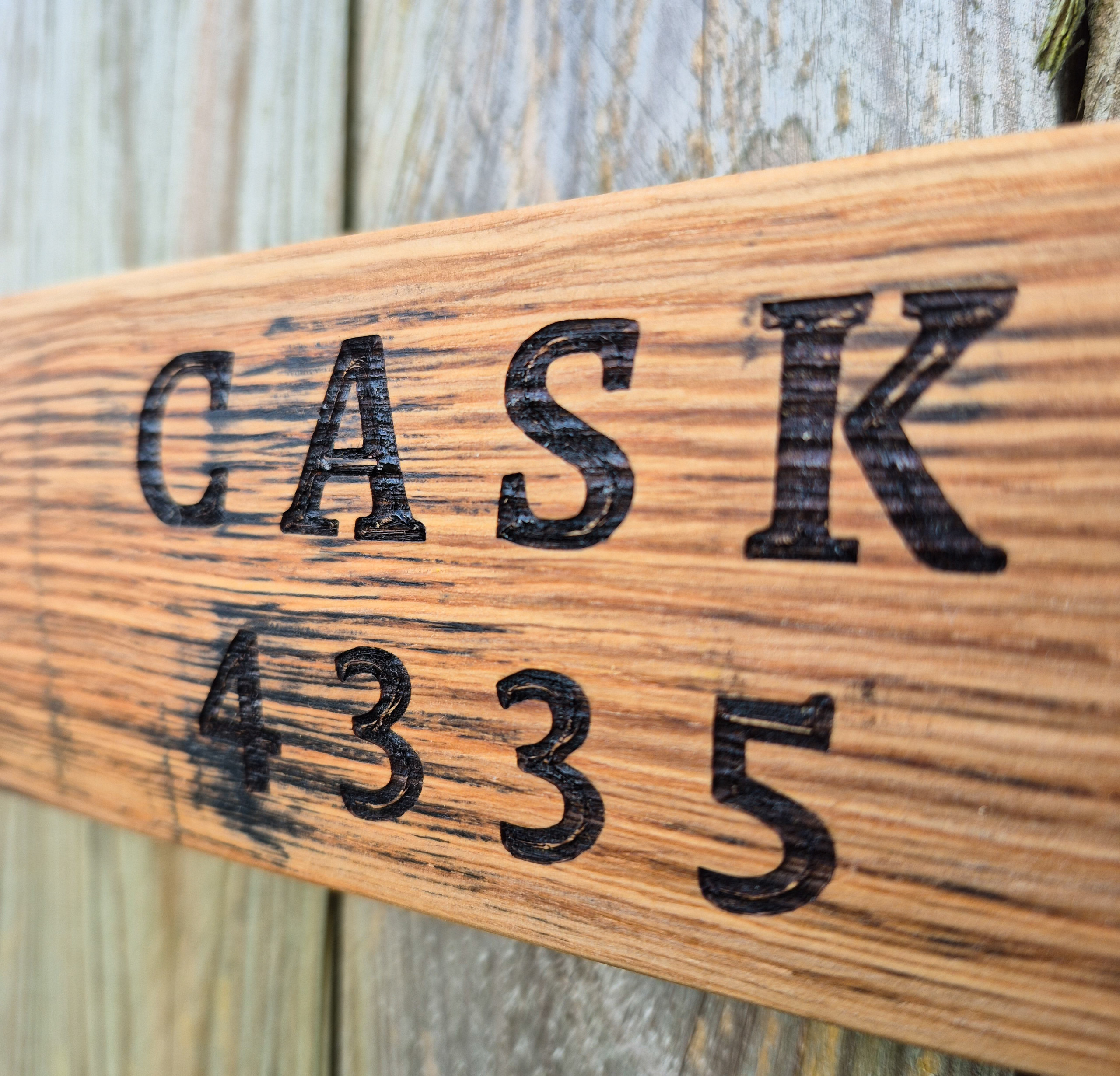 Glengoyne 1998 Reclaimed Oak Whisky Barrel Stave Wall Decor - Image 4