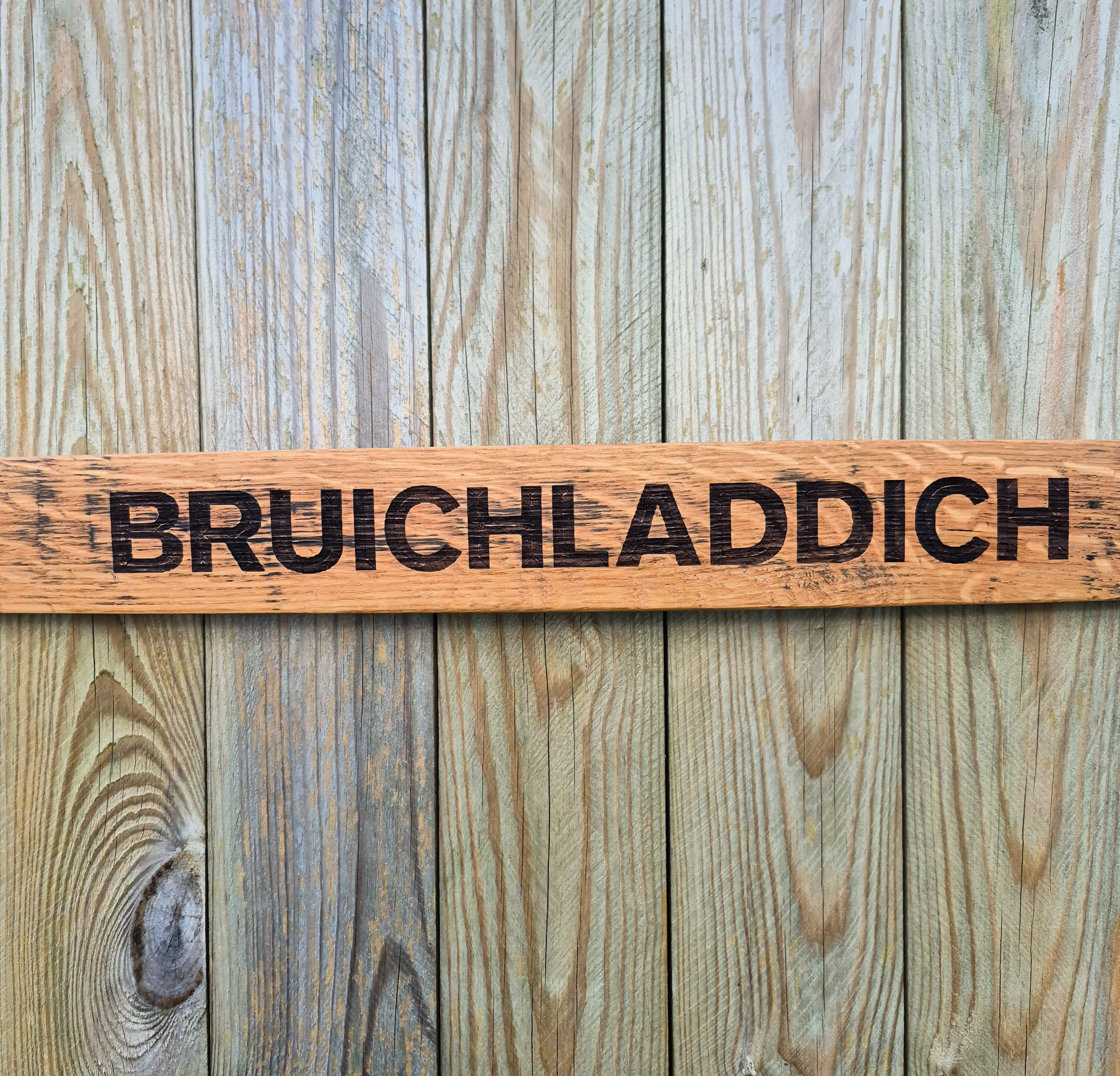 Bruichladdich 1991 Reclaimed Oak Whisky Barrel Stave Wall Decor - Image 5