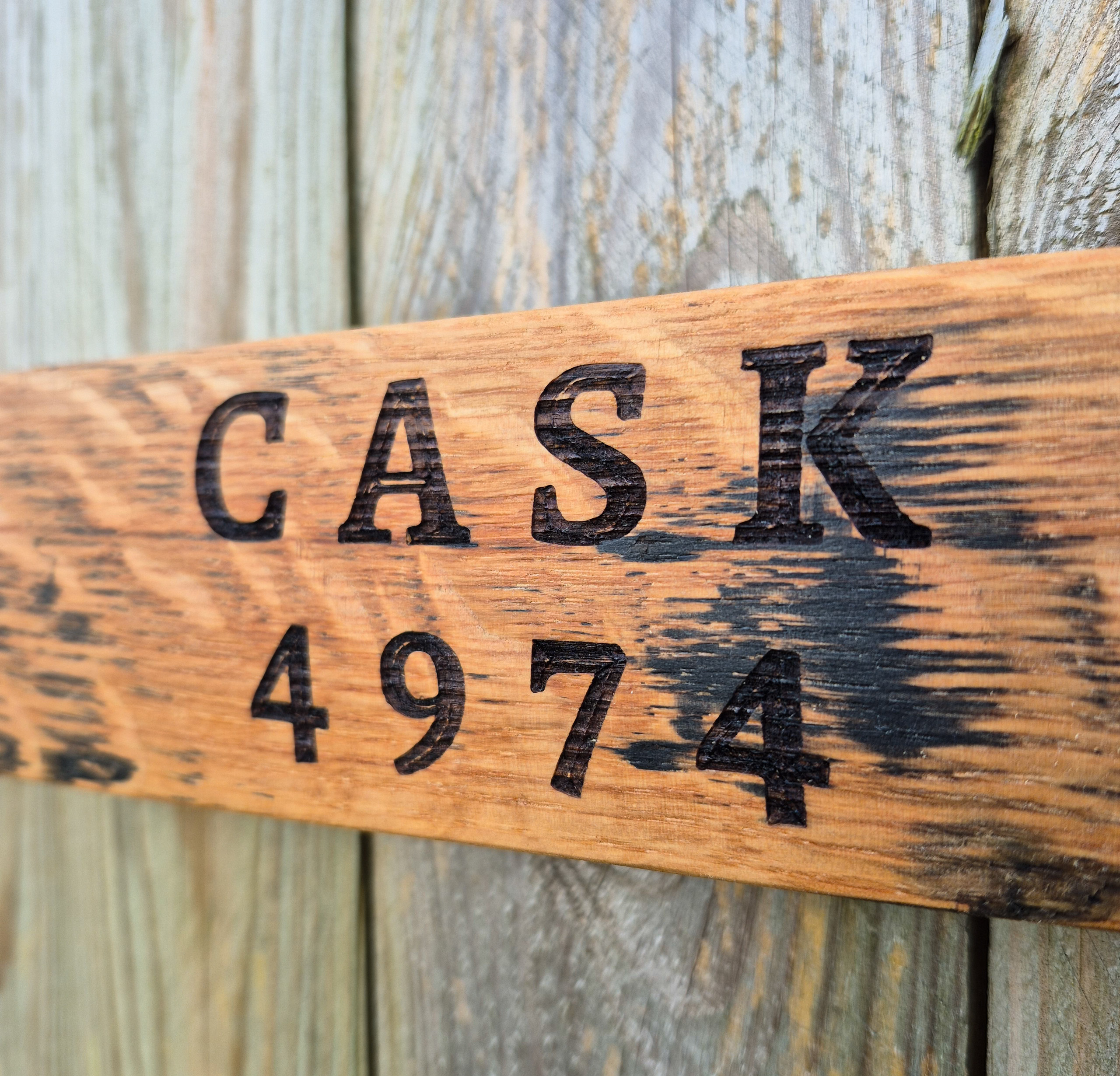 Bruichladdich 1991 Reclaimed Oak Whisky Barrel Stave Wall Decor - Image 3