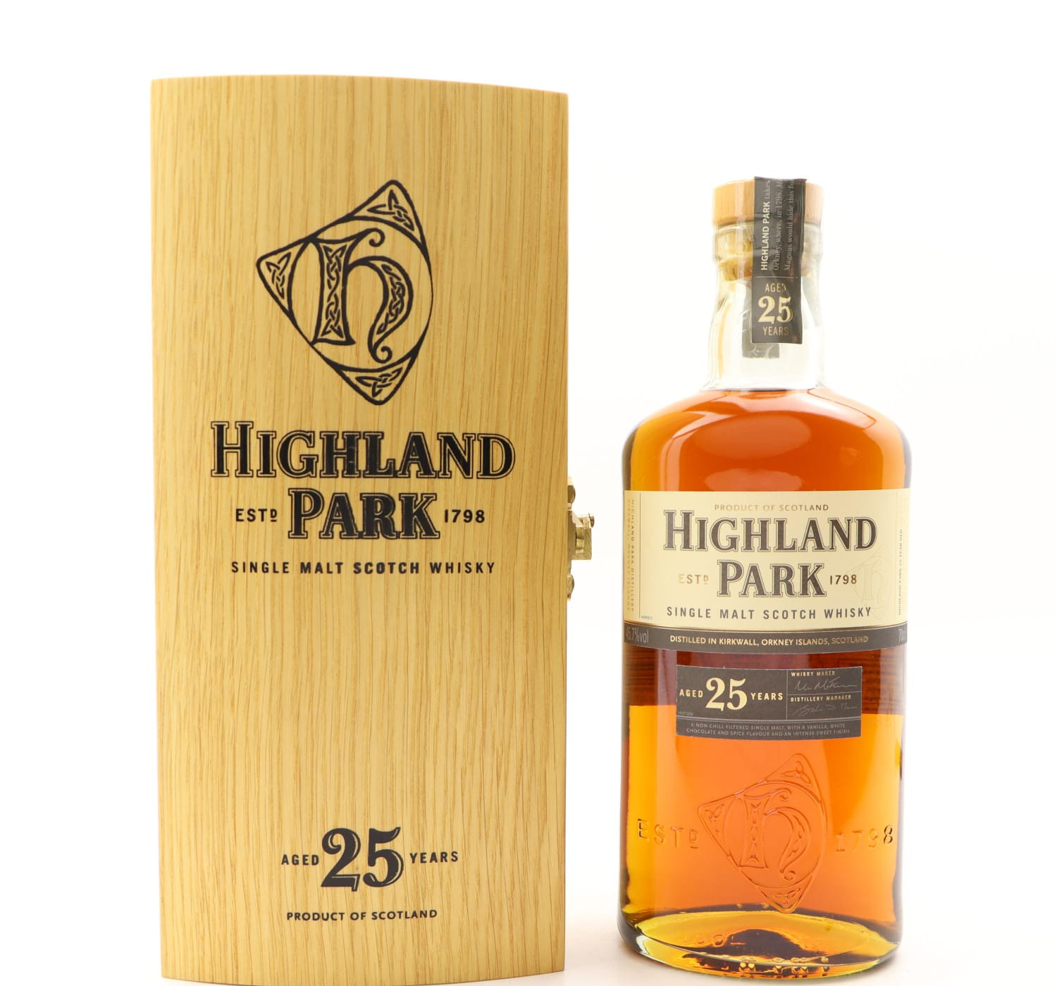 Highland Park 25yr bottle