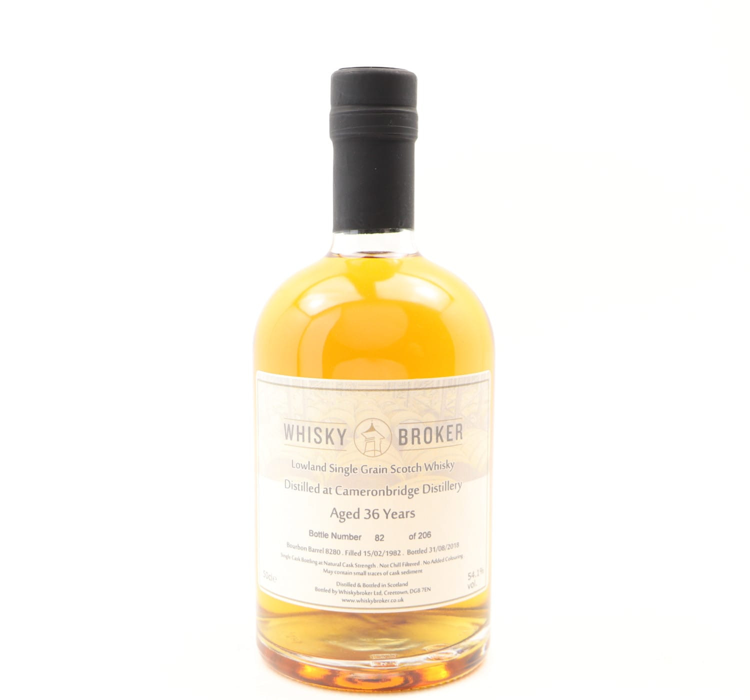 Cameronbridge 1982 36 Year Old Whisky Broker 50cl Whisky