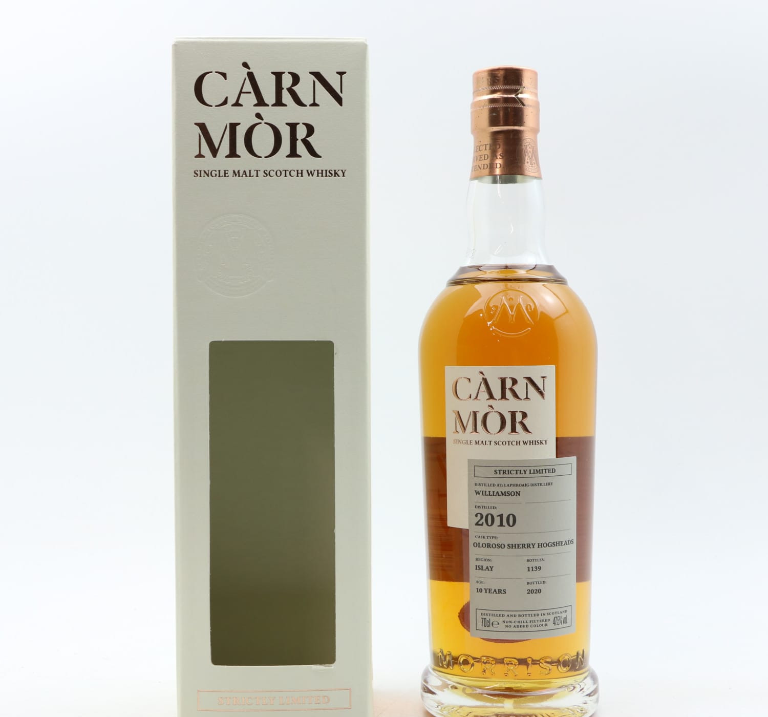 Williamson 2010 10 Year Old Carn Mor Whisky 