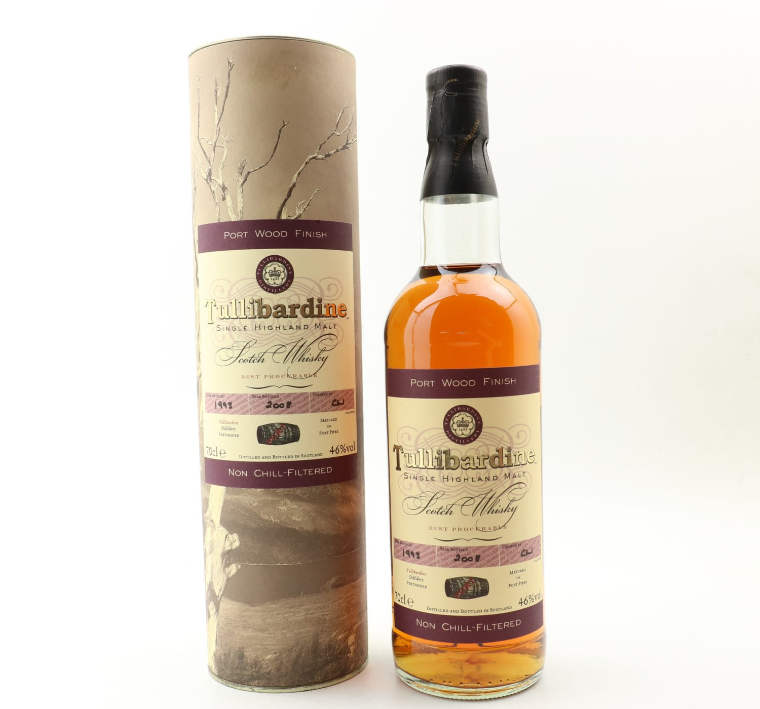 Tullibardine 1993 Port Wood Finish Whisky 