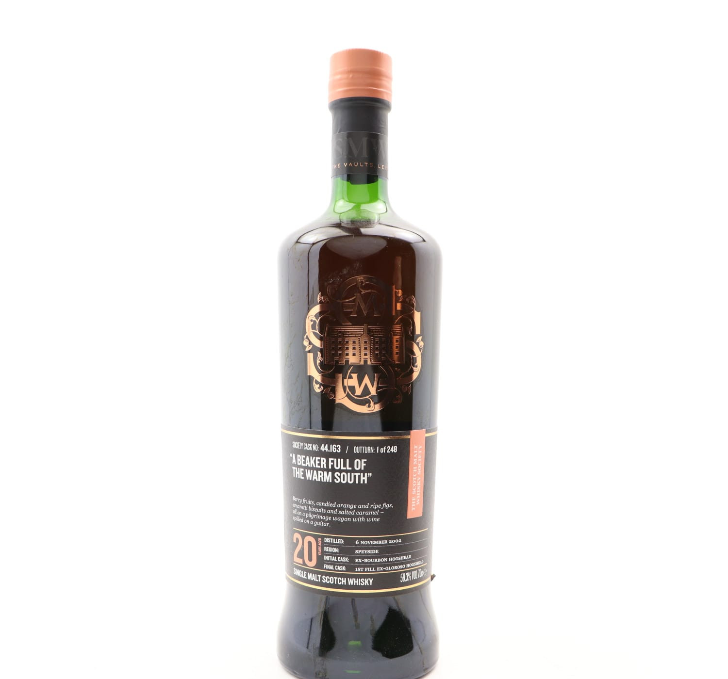 SMWS 44.163 Craigellachie 2002 20 Year Old Whisky 