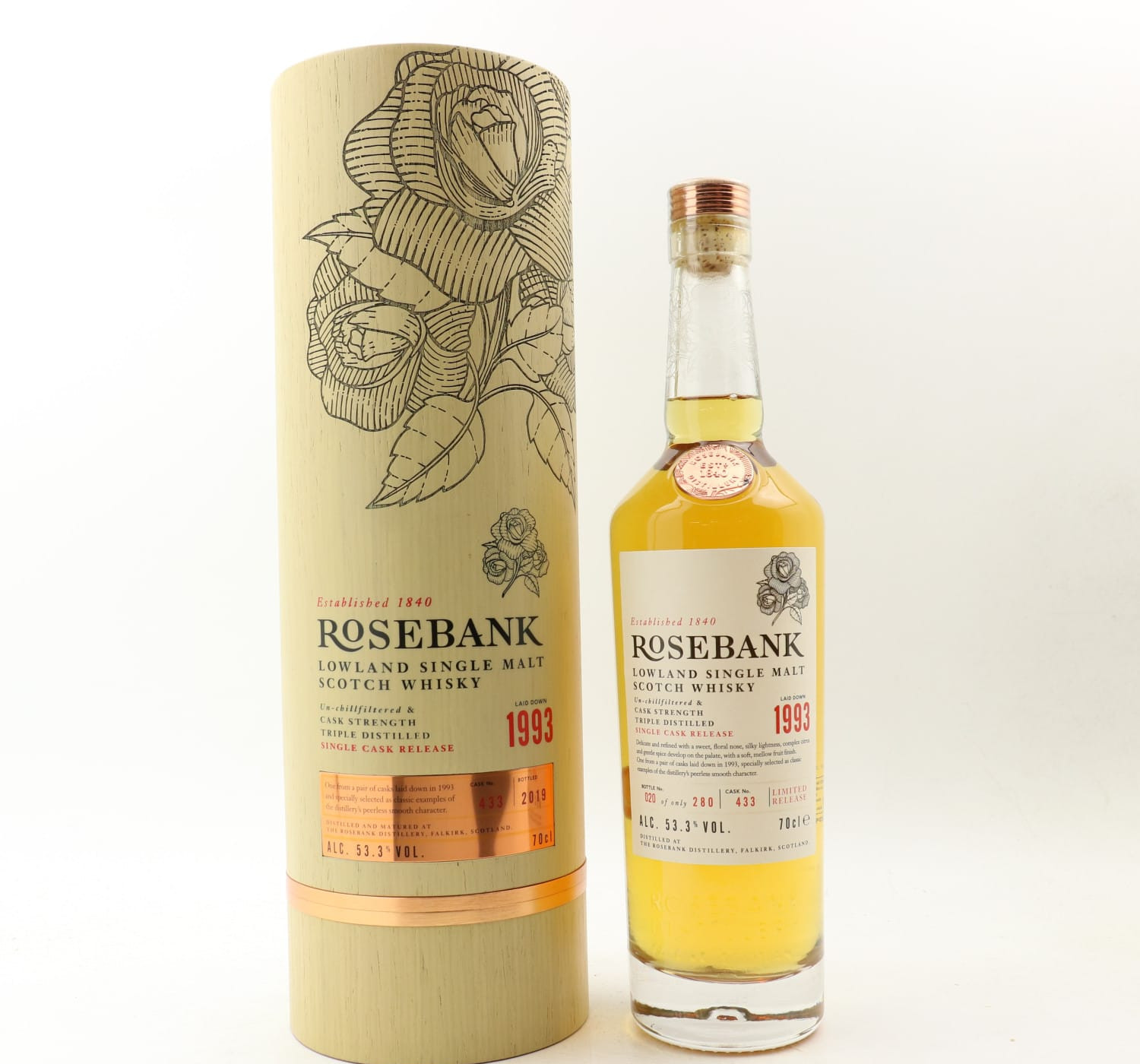 Rosebank 1993 Single Cask #433 Whisky 