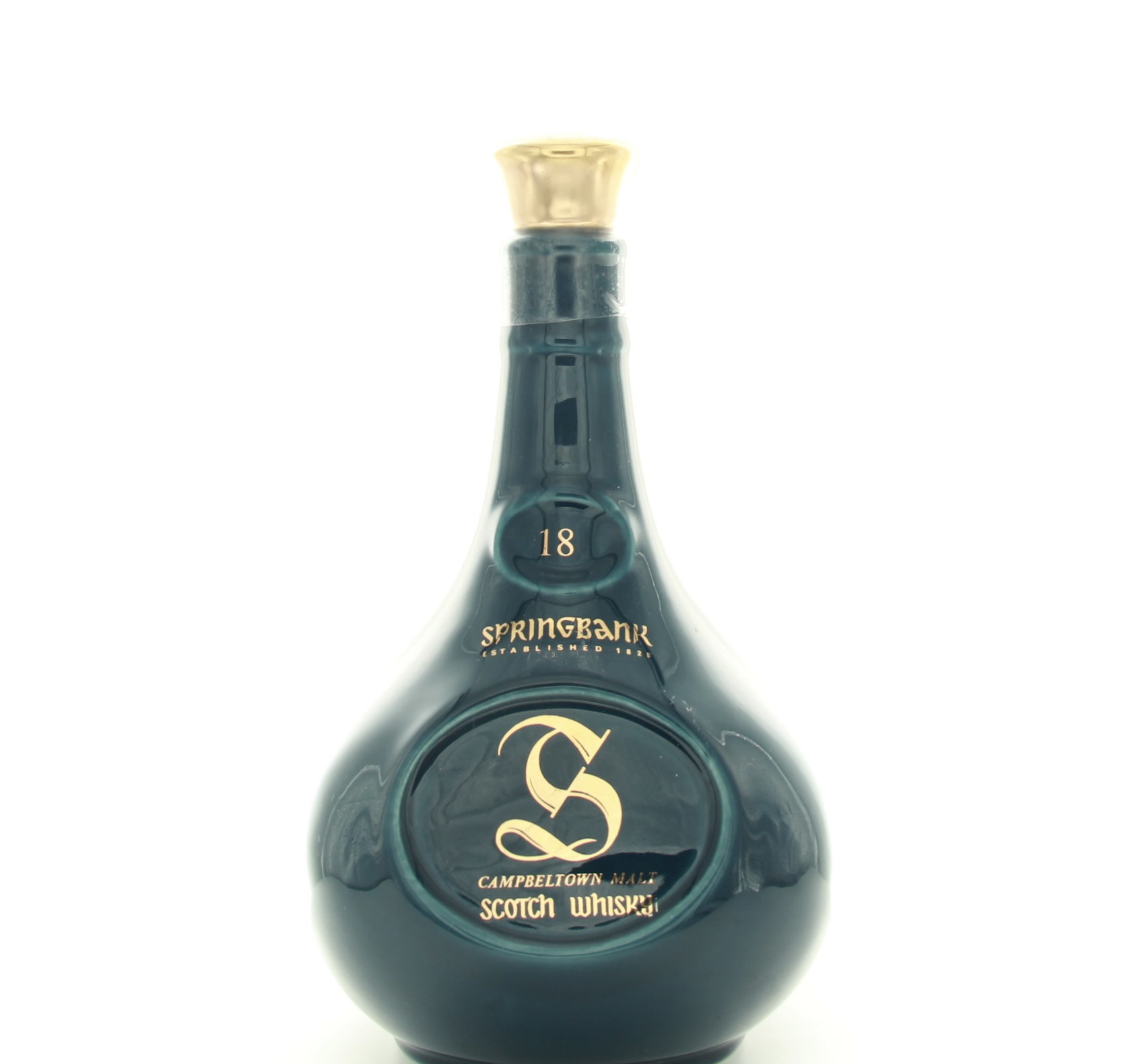 Springbank 18 Year Old Campbeltown Malt (Ceramic Decanter) 75cl 43% Campbeltown Scotland Whisky 